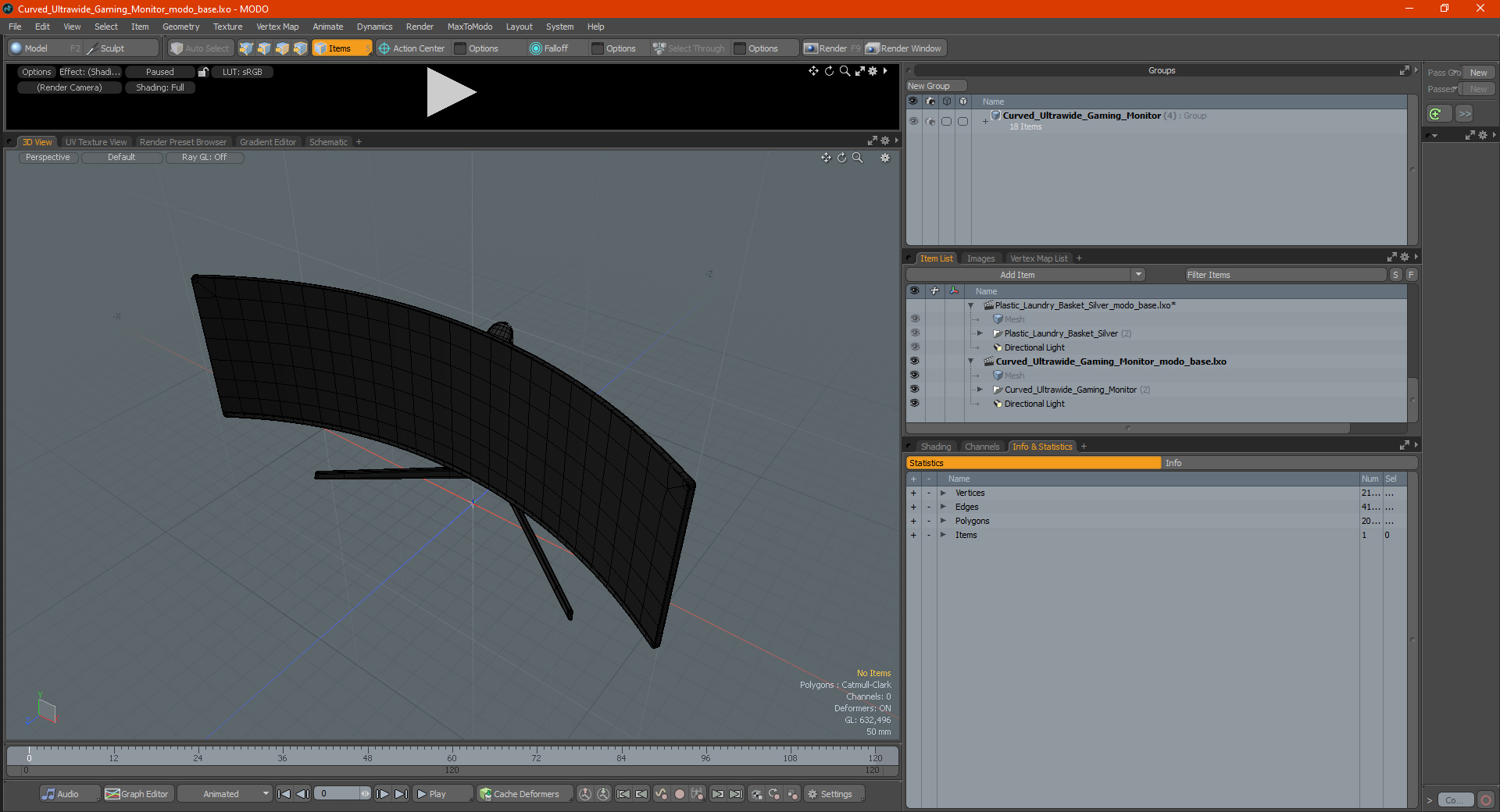 3D Curved Ultrawide Gaming Monitor