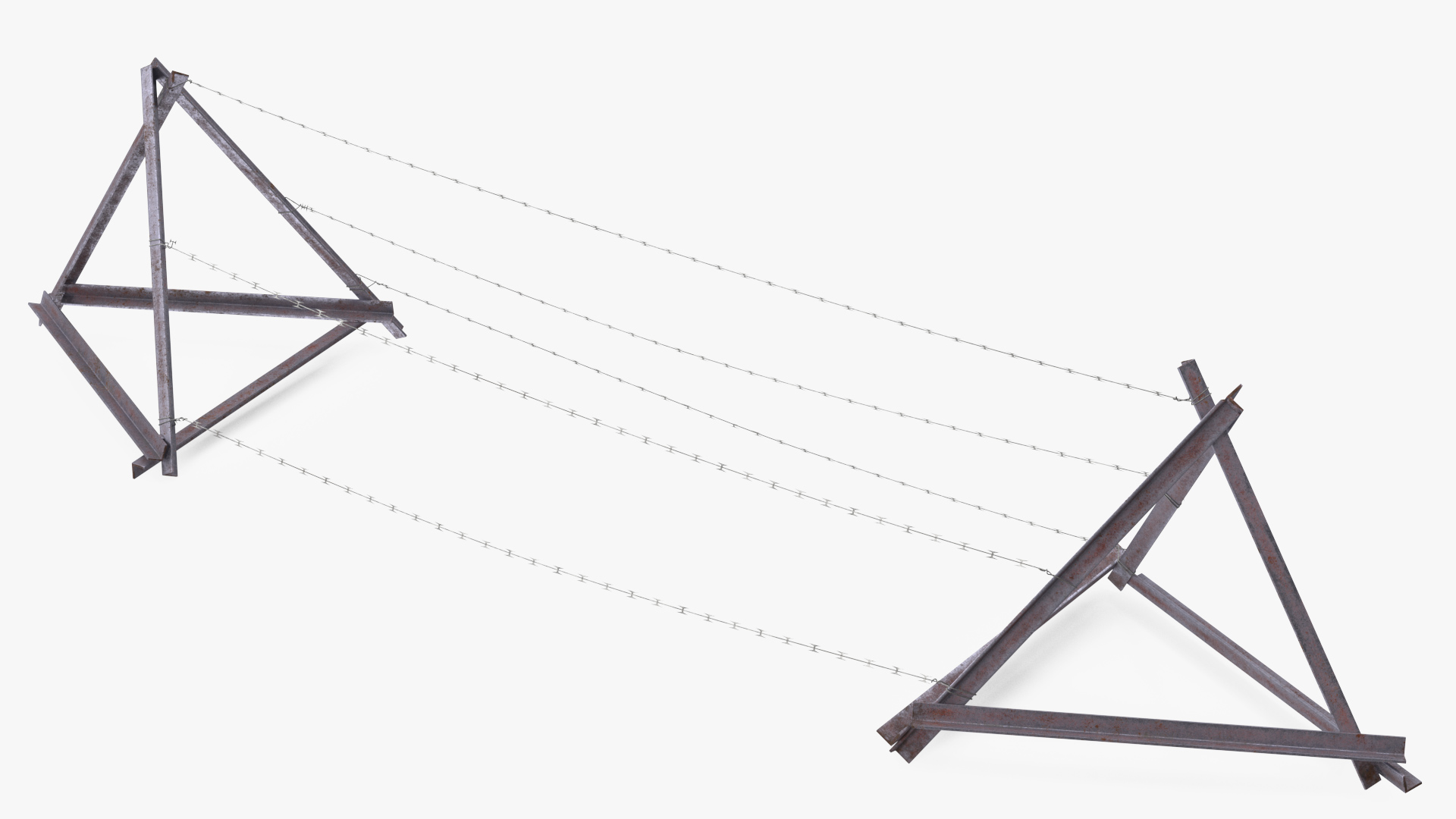 3D Razor Wire Entanglement Barrier