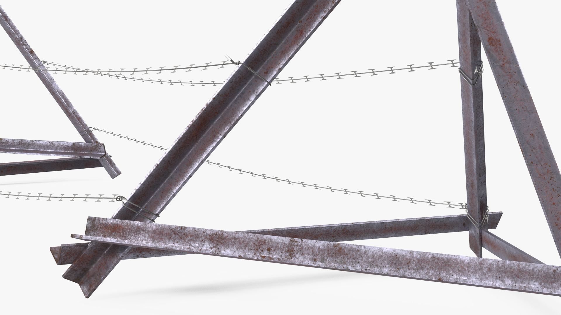 3D Razor Wire Entanglement Barrier