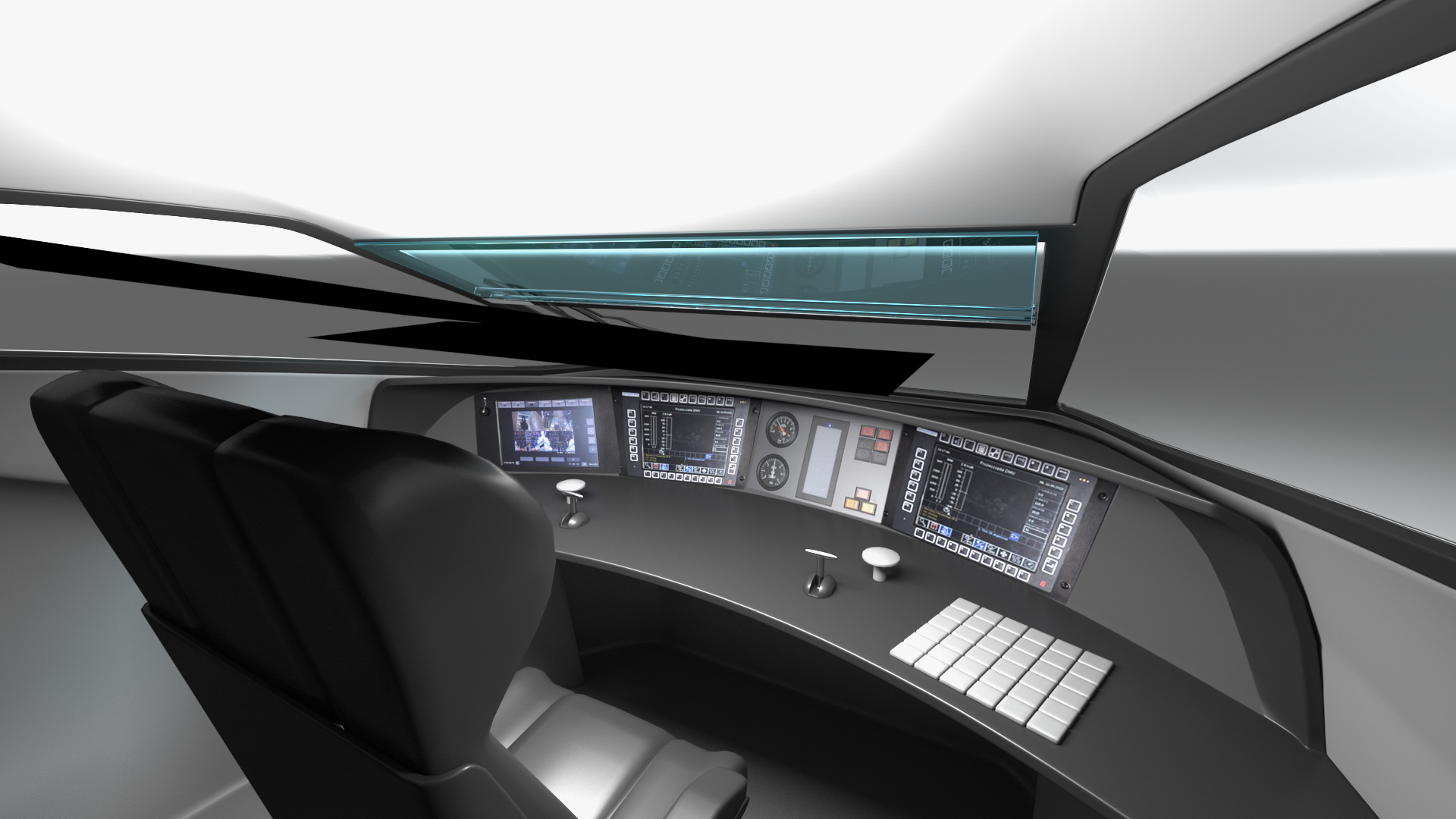 High Speed Bullet Train Rigged for Maya 3D model