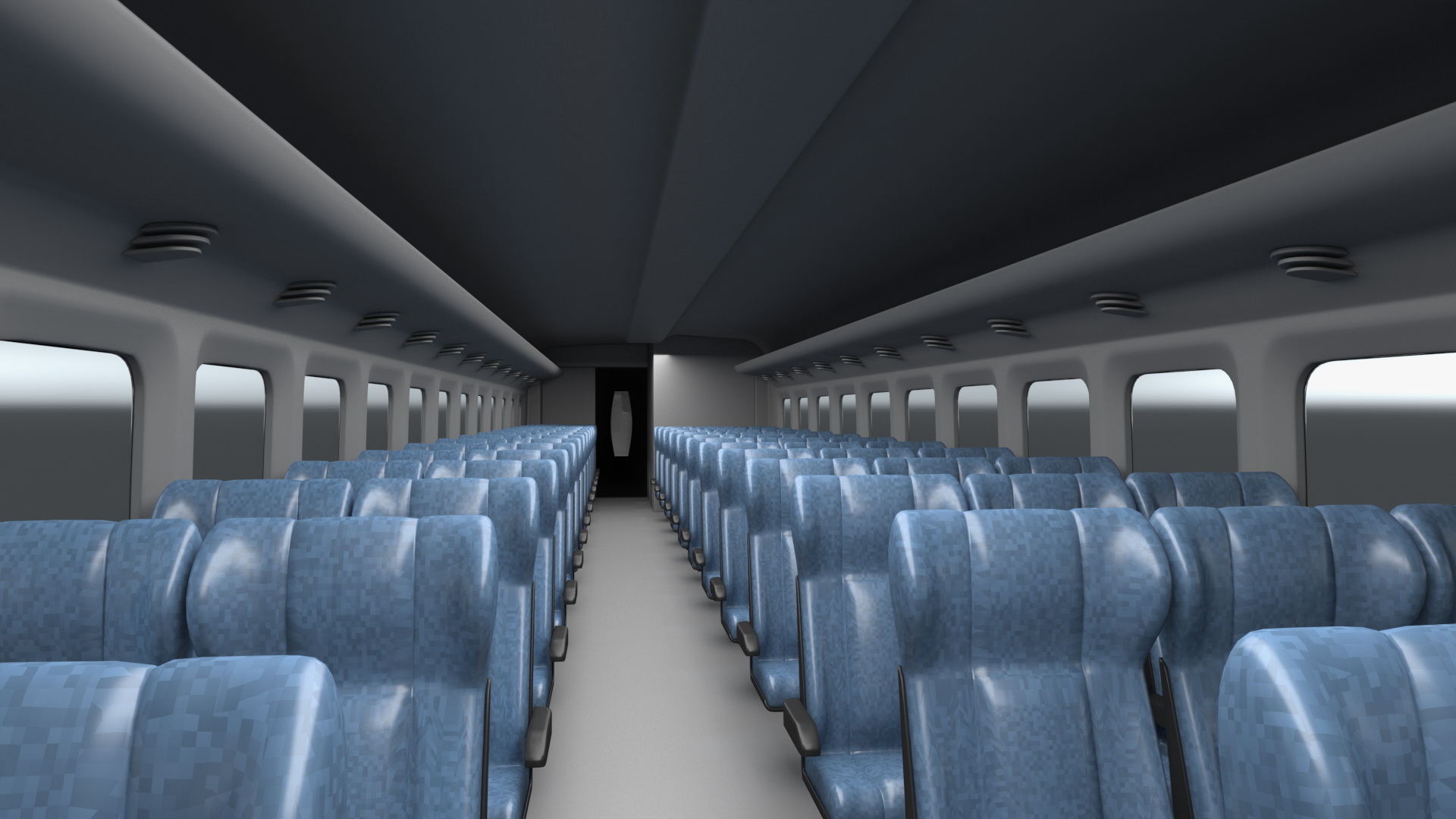 High Speed Bullet Train Rigged for Maya 3D model