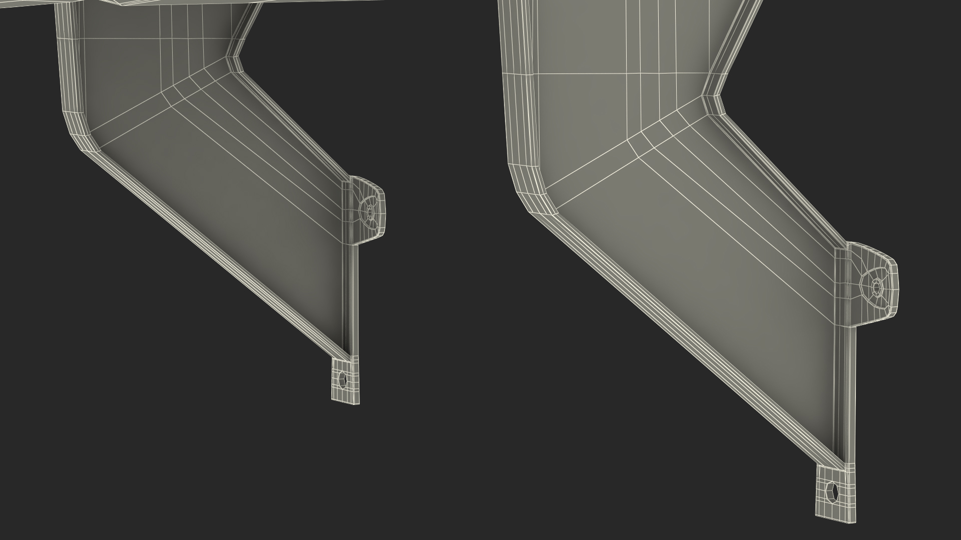 3D Plastic Stadium Seat Open Wall Mount