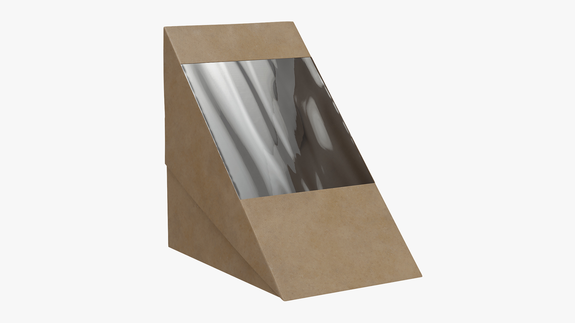Paperboard Large Sandwich Box 3D model
