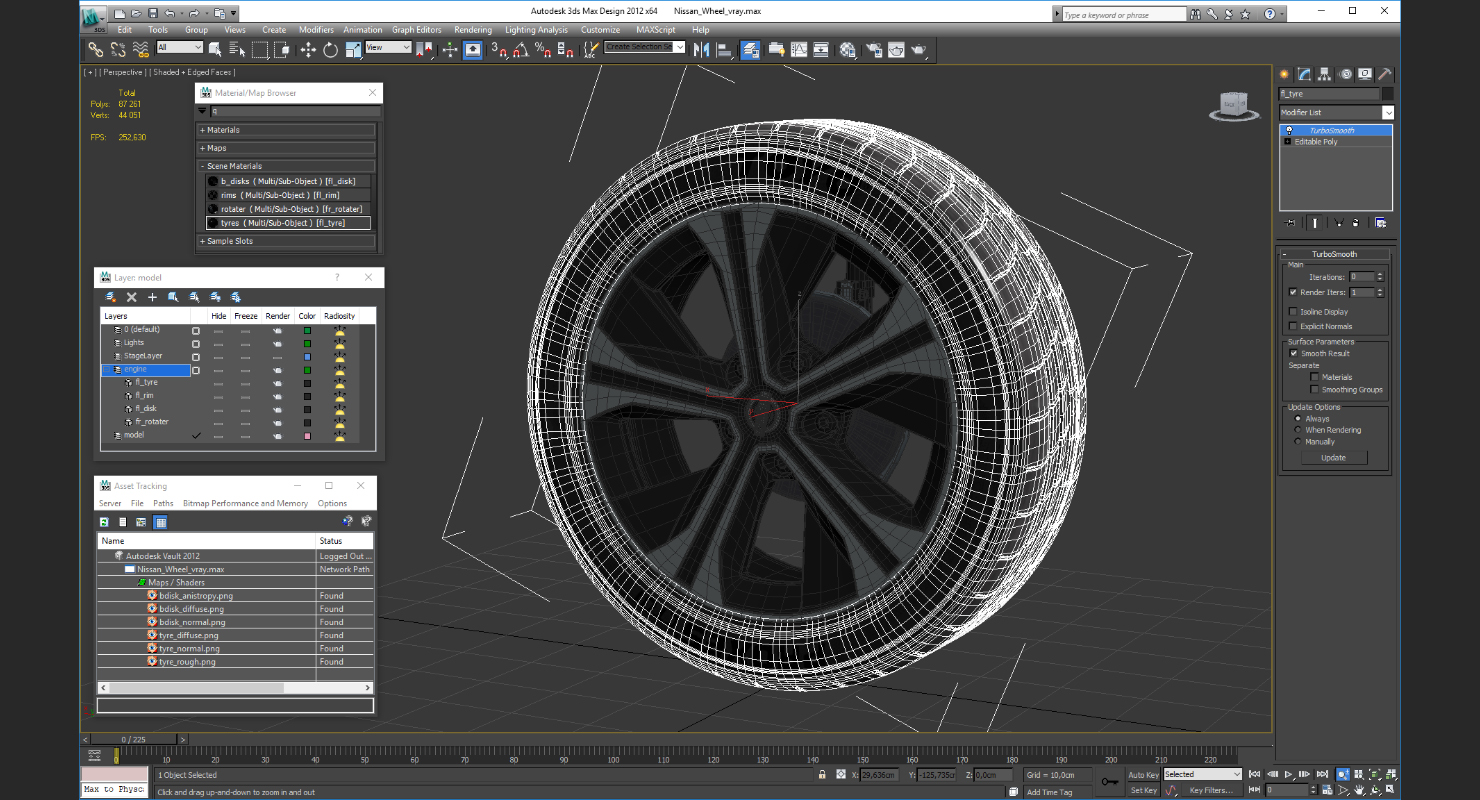 Nissan Wheel 3D