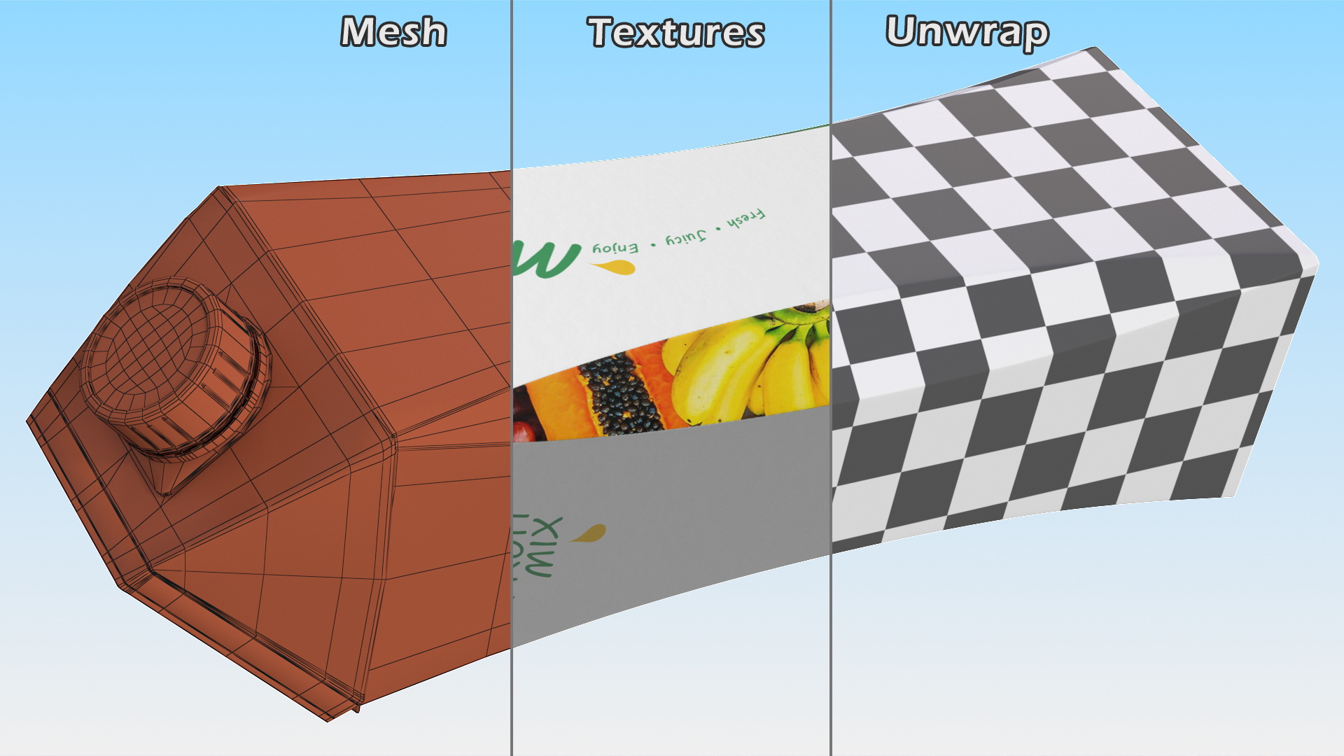 3D model Tetra Gemina Aseptic