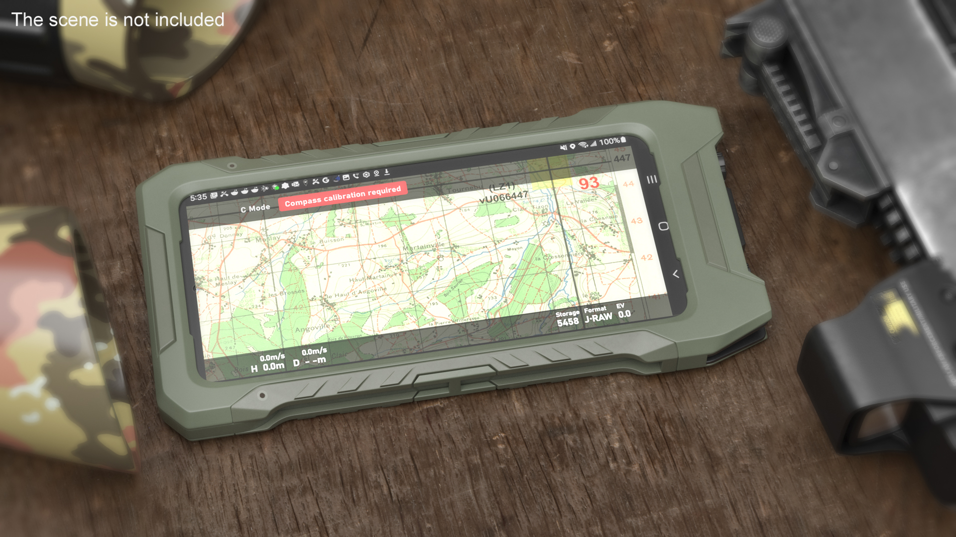 3D Samsung Galaxy S23 Tactical Edition Green