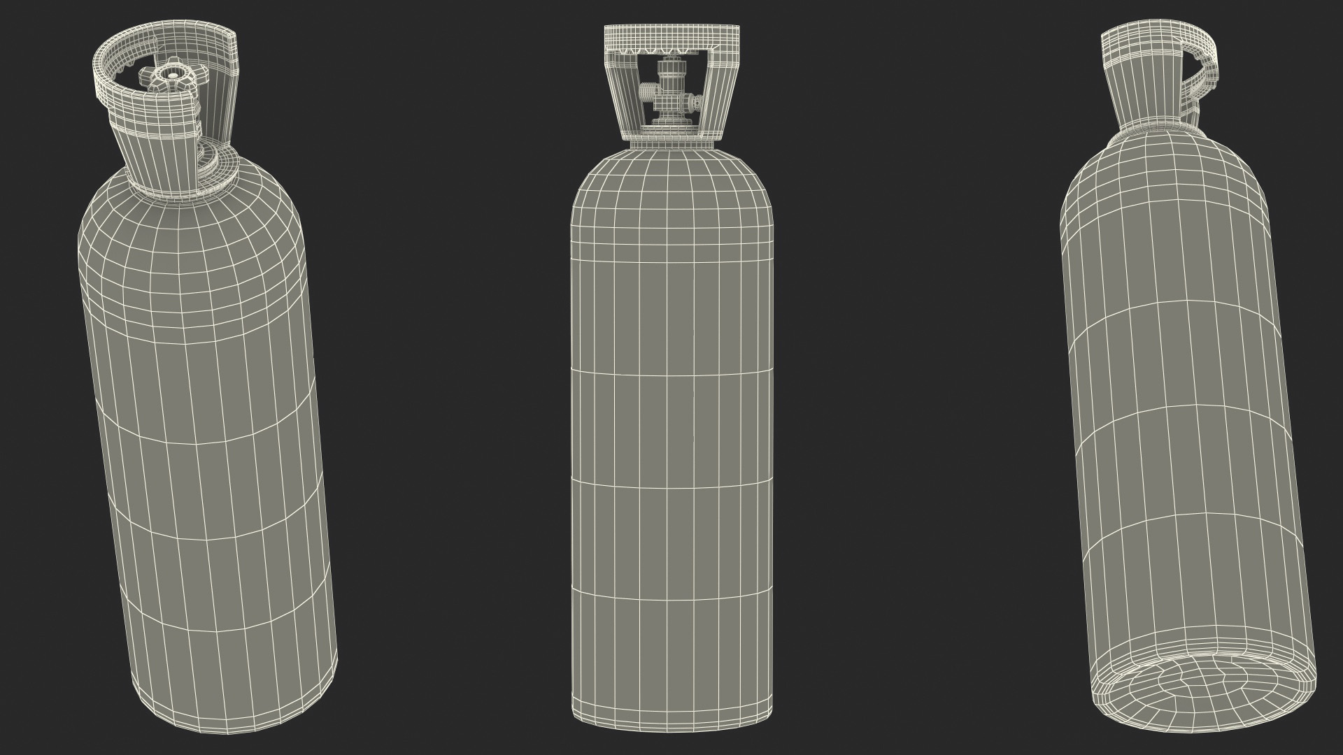 3D model Beverage Gas Supplies Cylinder