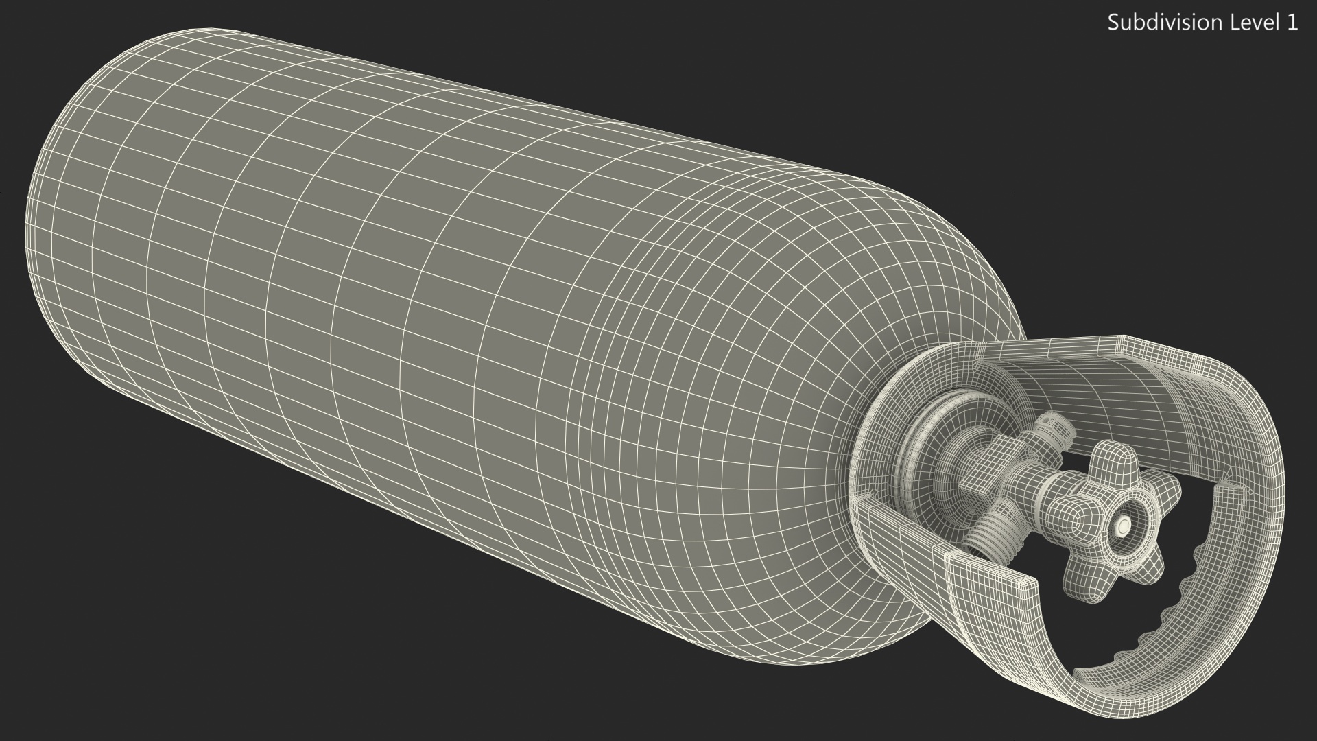 3D model Beverage Gas Supplies Cylinder