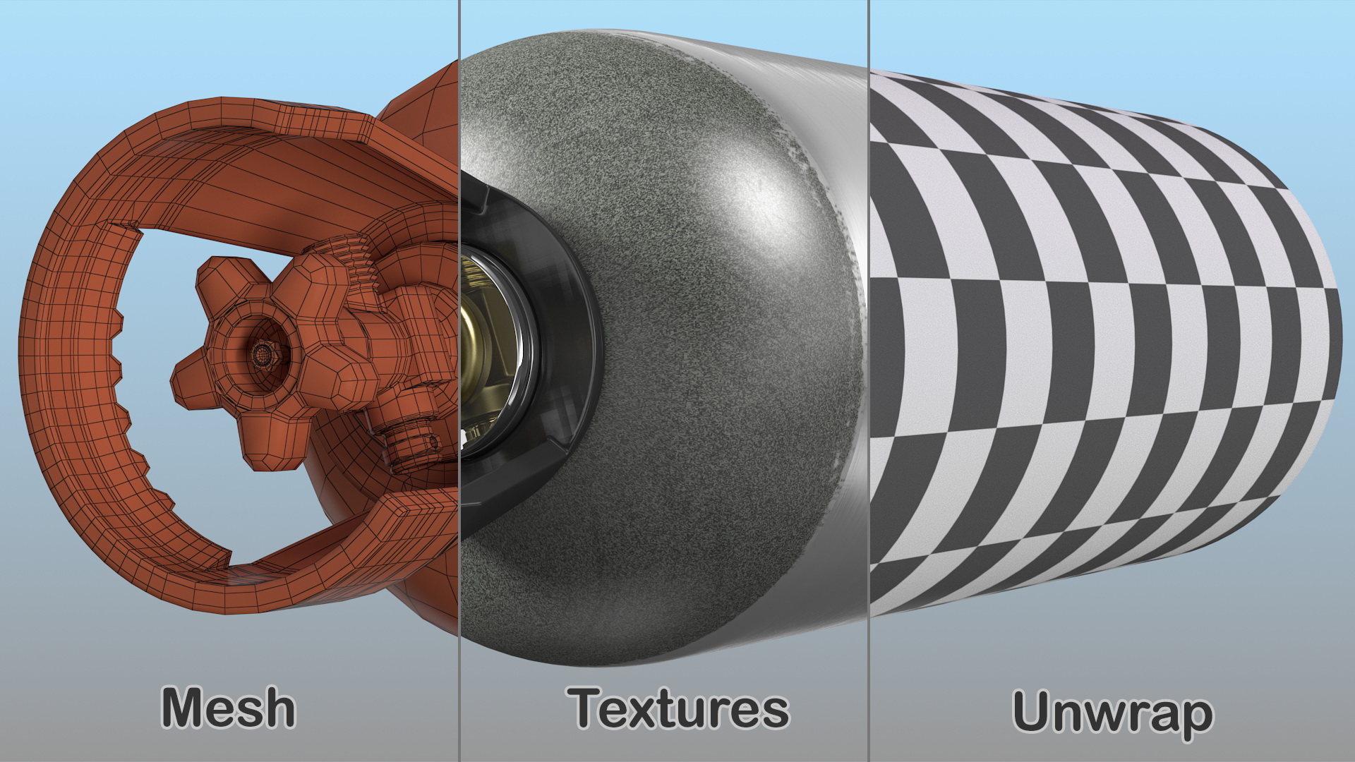 3D model Beverage Gas Supplies Cylinder