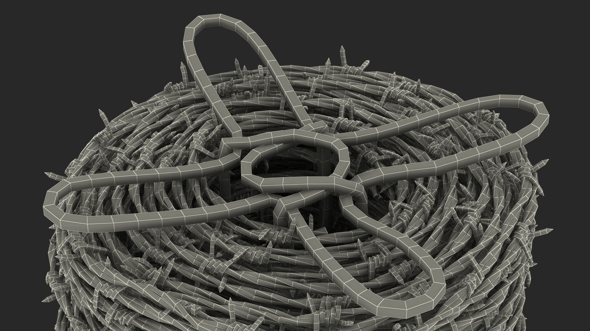 3D Barbed Wire Roll