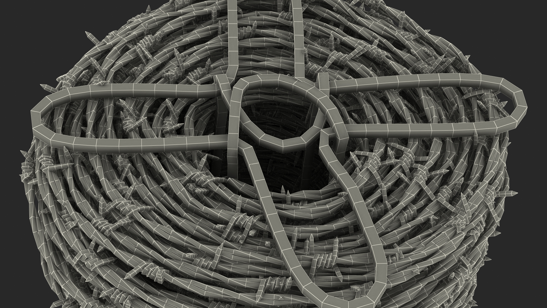 3D Barbed Wire Roll