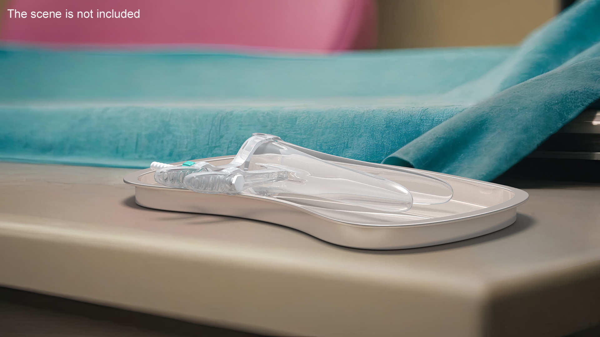 3D model Plastic Vaginal Speculum Green