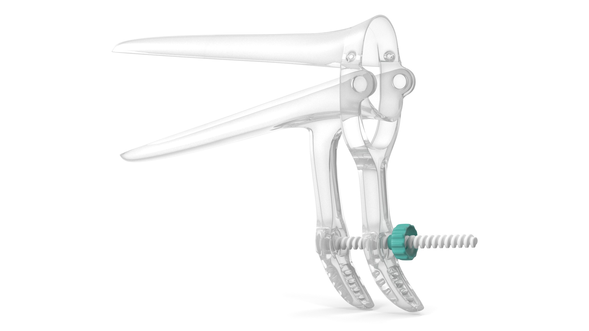 3D model Plastic Vaginal Speculum Green