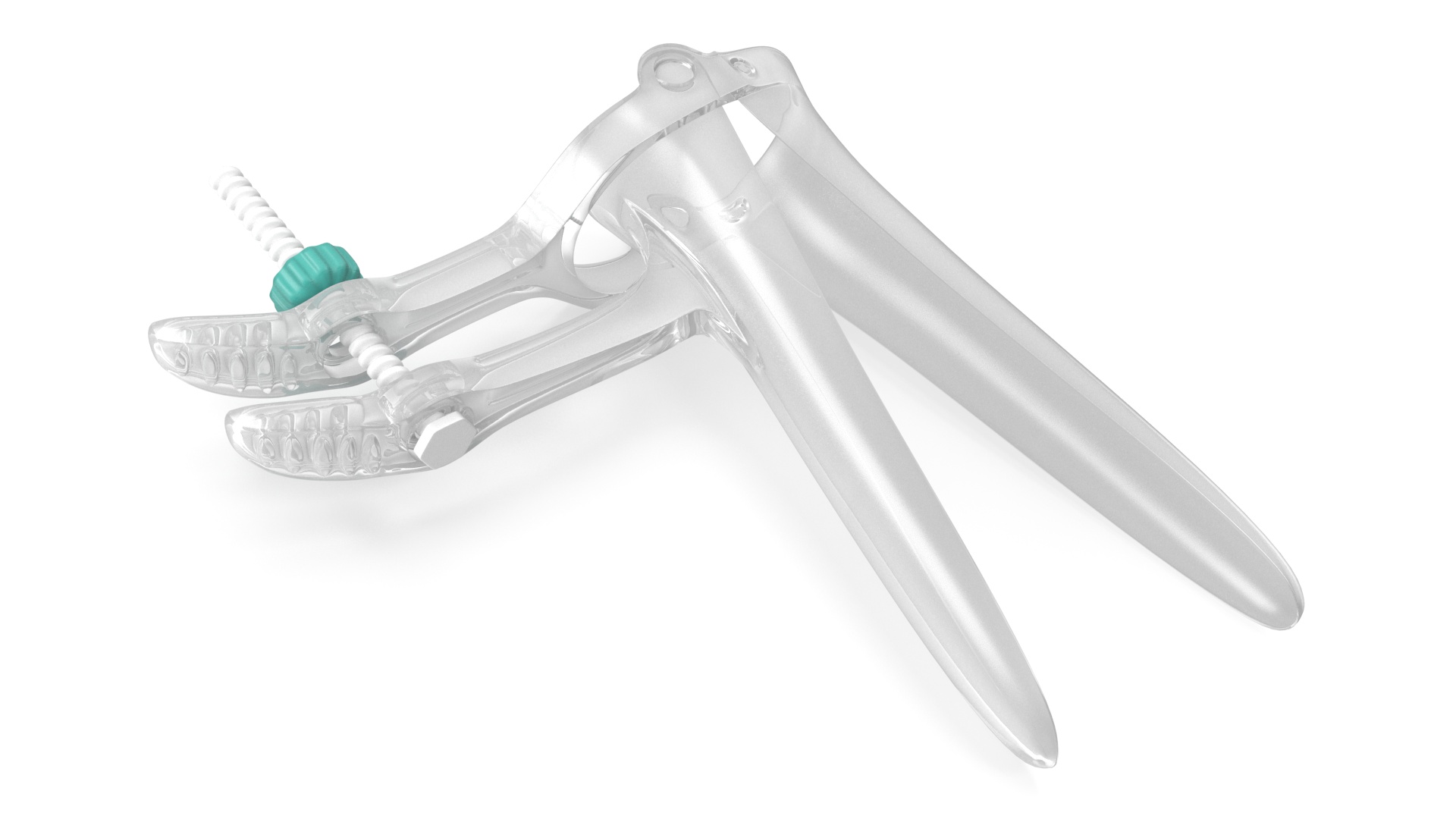 3D model Plastic Vaginal Speculum Green