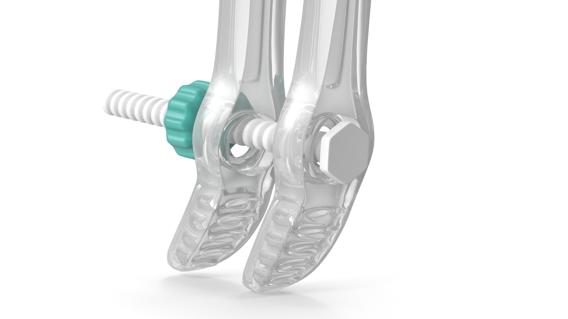 3D model Plastic Vaginal Speculum Green