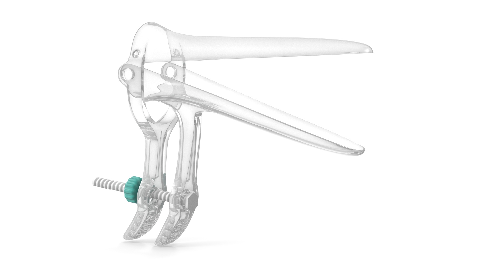 3D model Plastic Vaginal Speculum Green