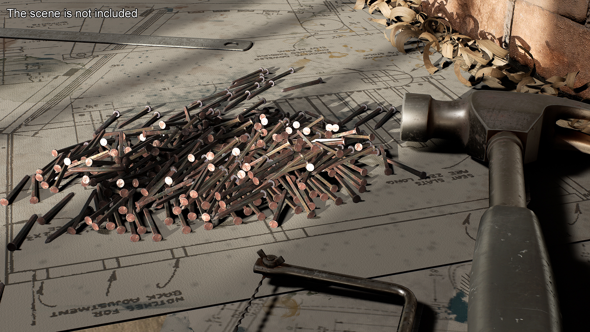 Trim Nails Old 3D model