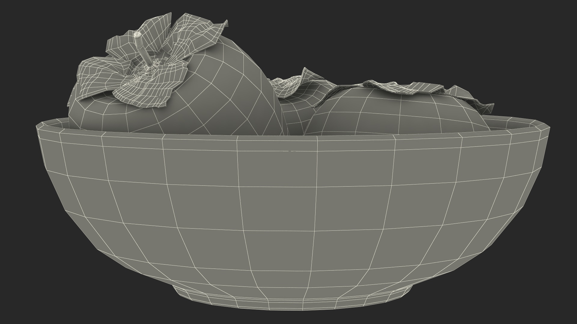 Persimmon Fruit Set 3D model