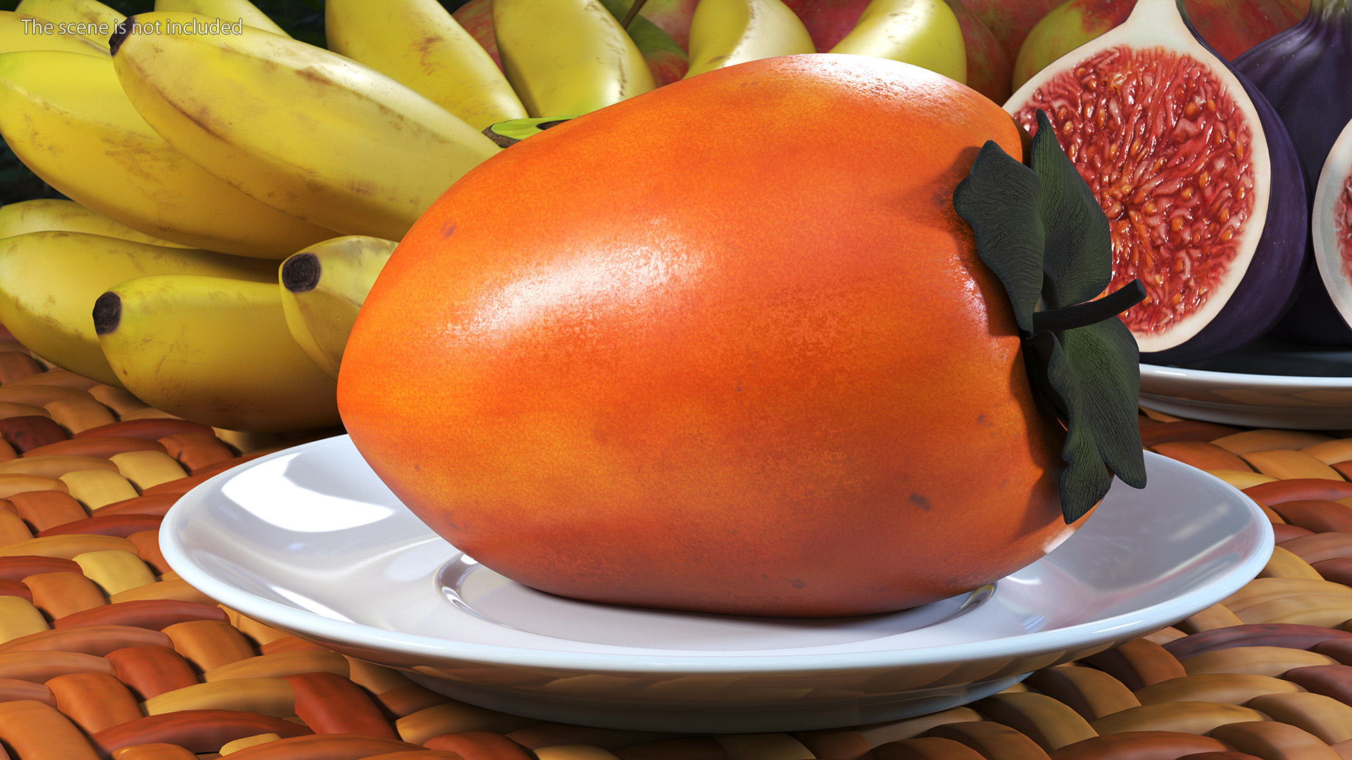 Persimmon Fruit Set 3D model