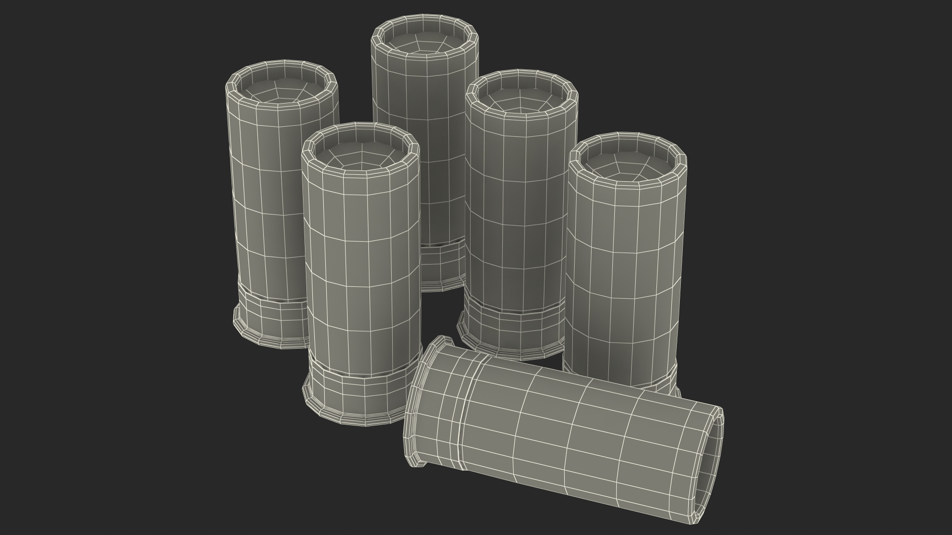 Marine Aerial Flares 12 Gauge 3D model