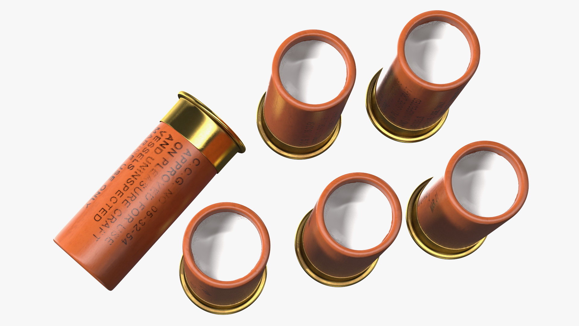 Marine Aerial Flares 12 Gauge 3D model