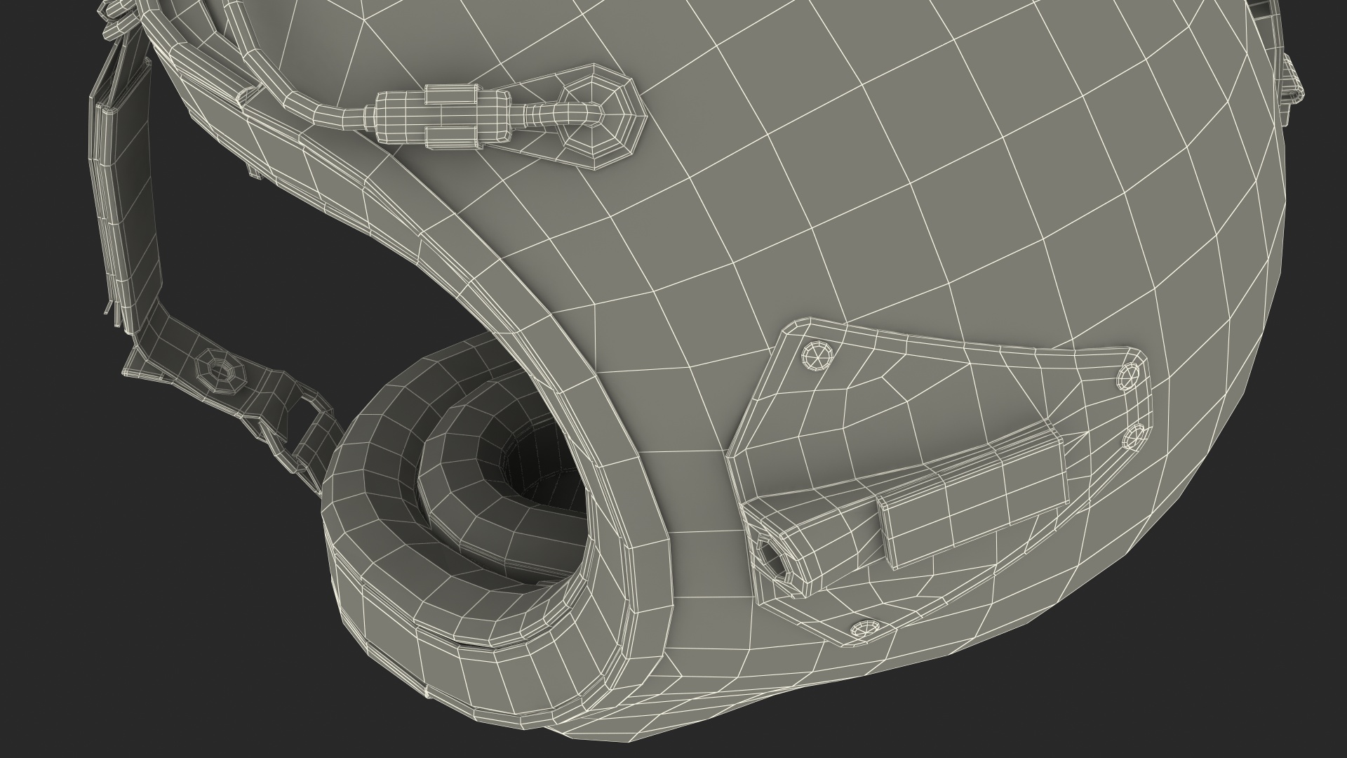 Evolution 252 Flight Helmet 3D