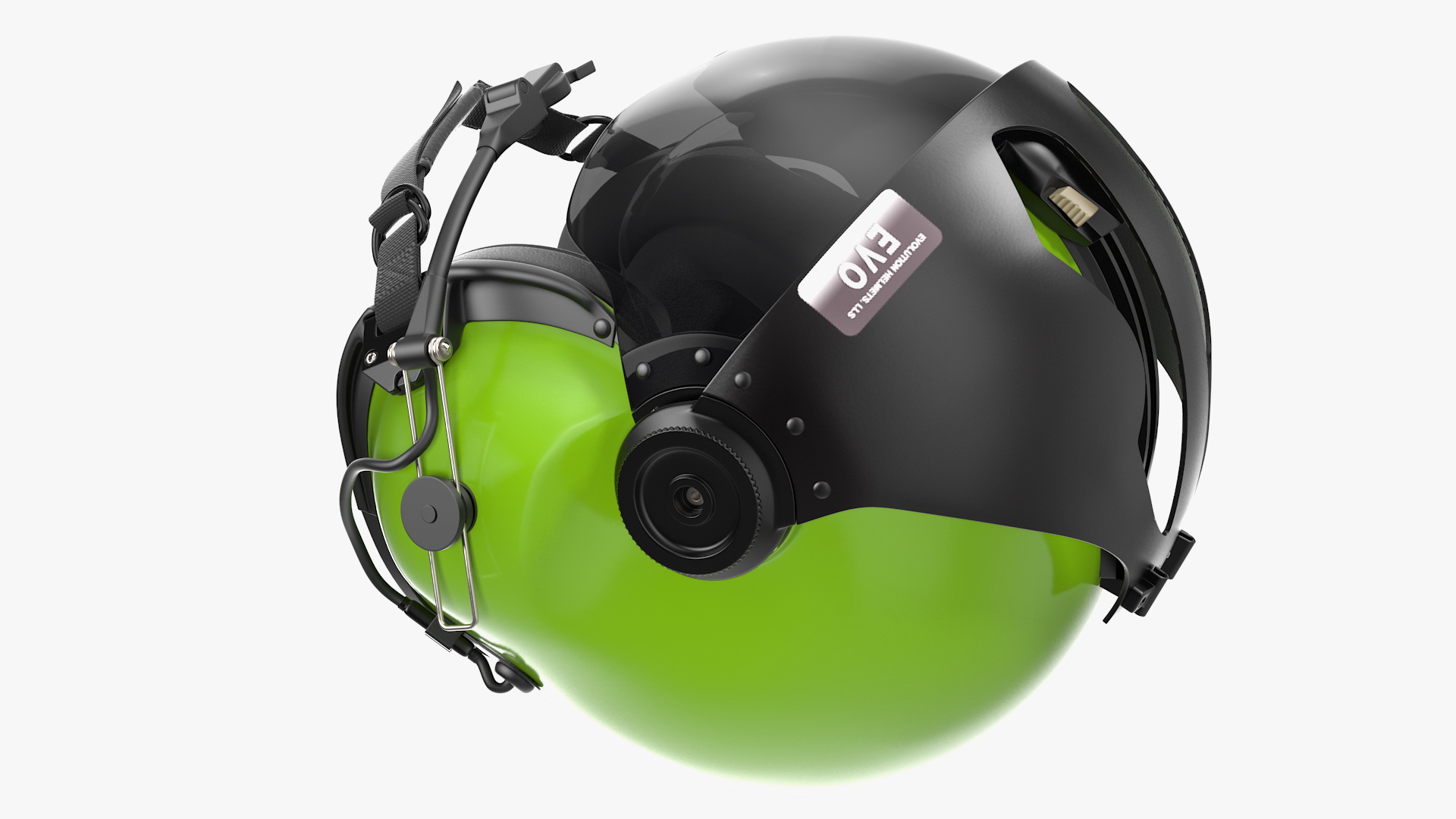 Evolution 252 Flight Helmet 3D