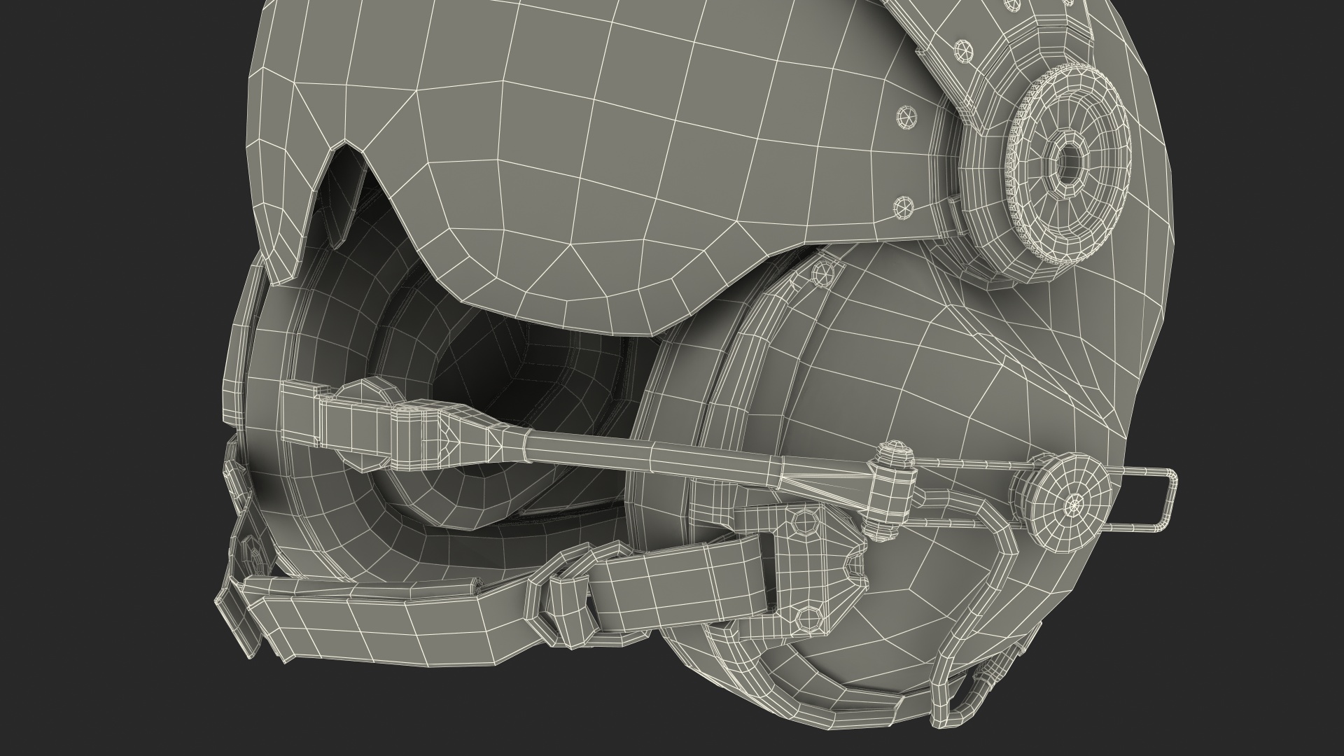 Evolution 252 Flight Helmet 3D
