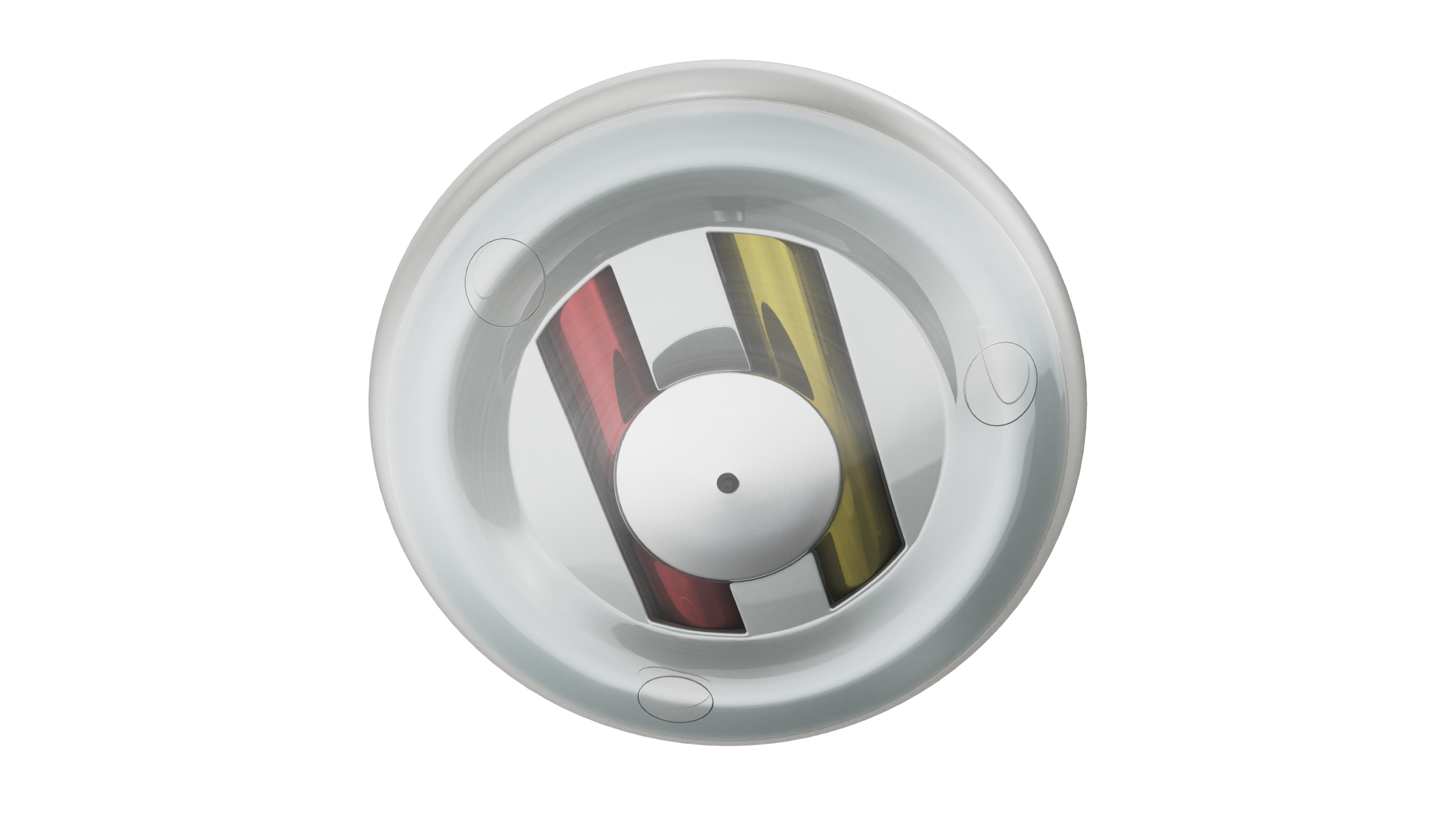 Ink Security Tag White 3D