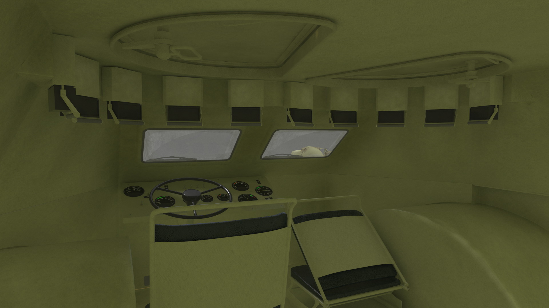 BRDM 2 Amphibious Vehicle Rigged 3D