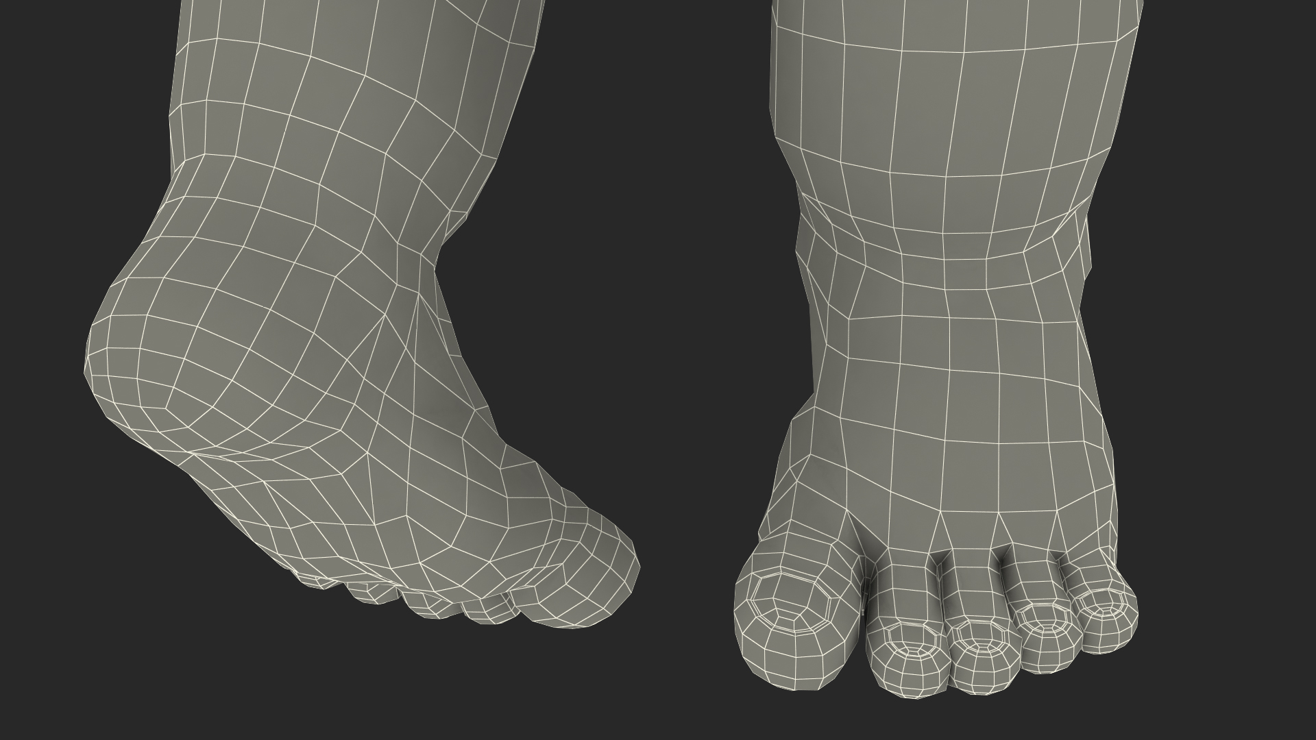 3D Baby CPR Dummy Leg model