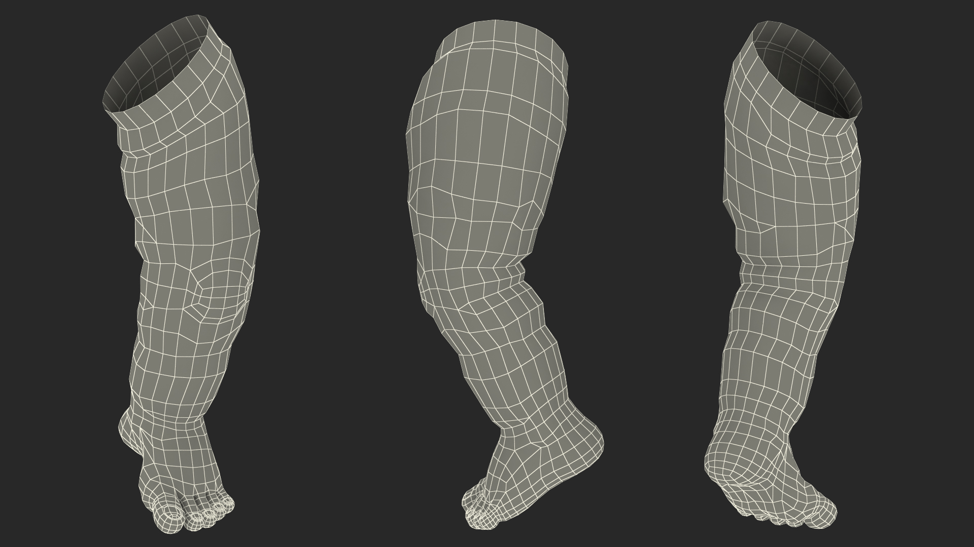 3D Baby CPR Dummy Leg model