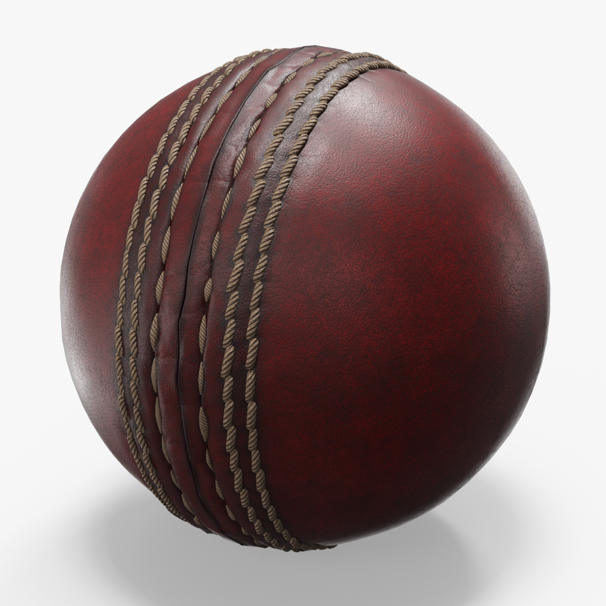 Leather Cricket Ball Brown