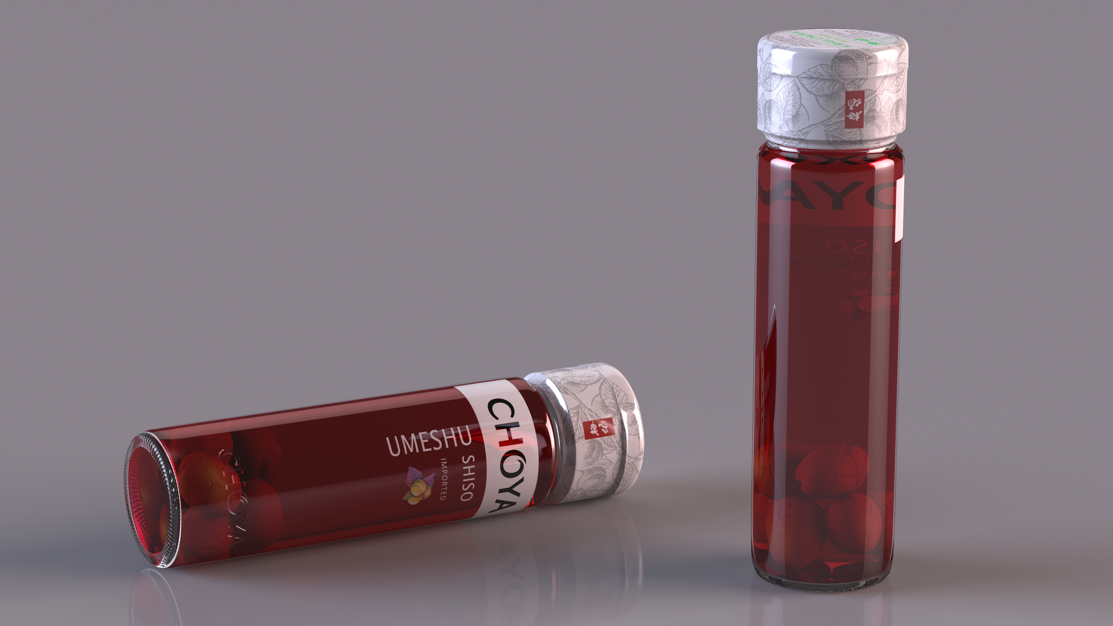 3D Plum Liqueur Choya Umeshu Shiso