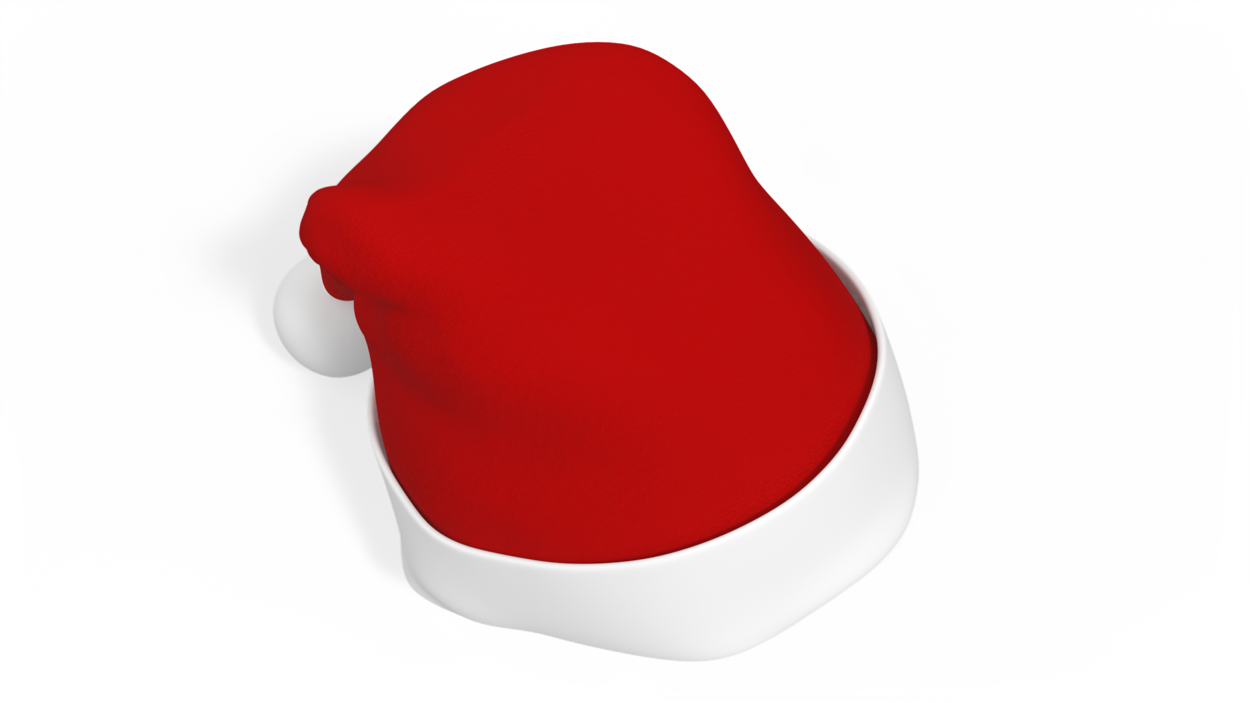 Christmas Santa Claus Hat Cap 3D model