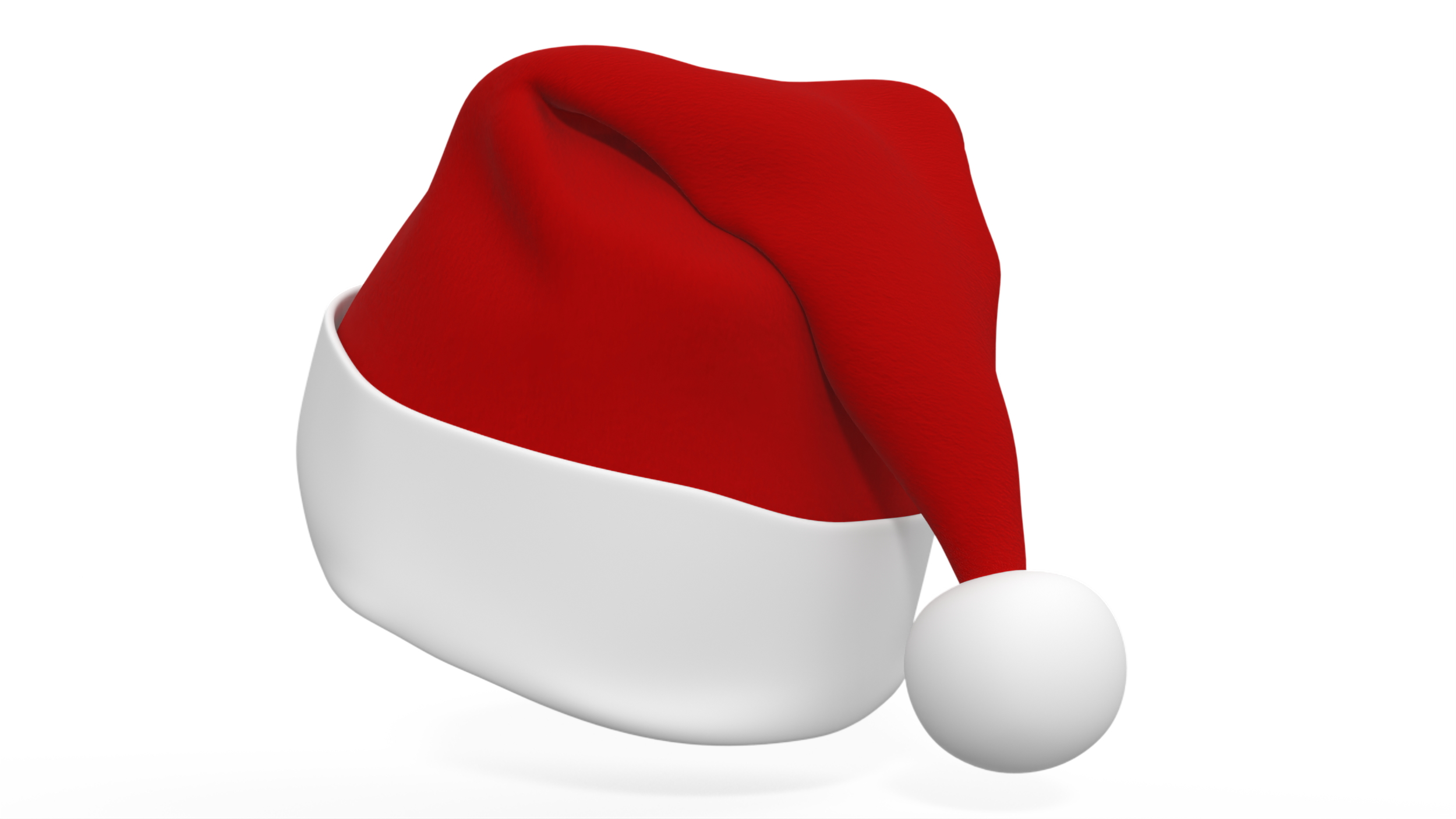 Christmas Santa Claus Hat Cap 3D model