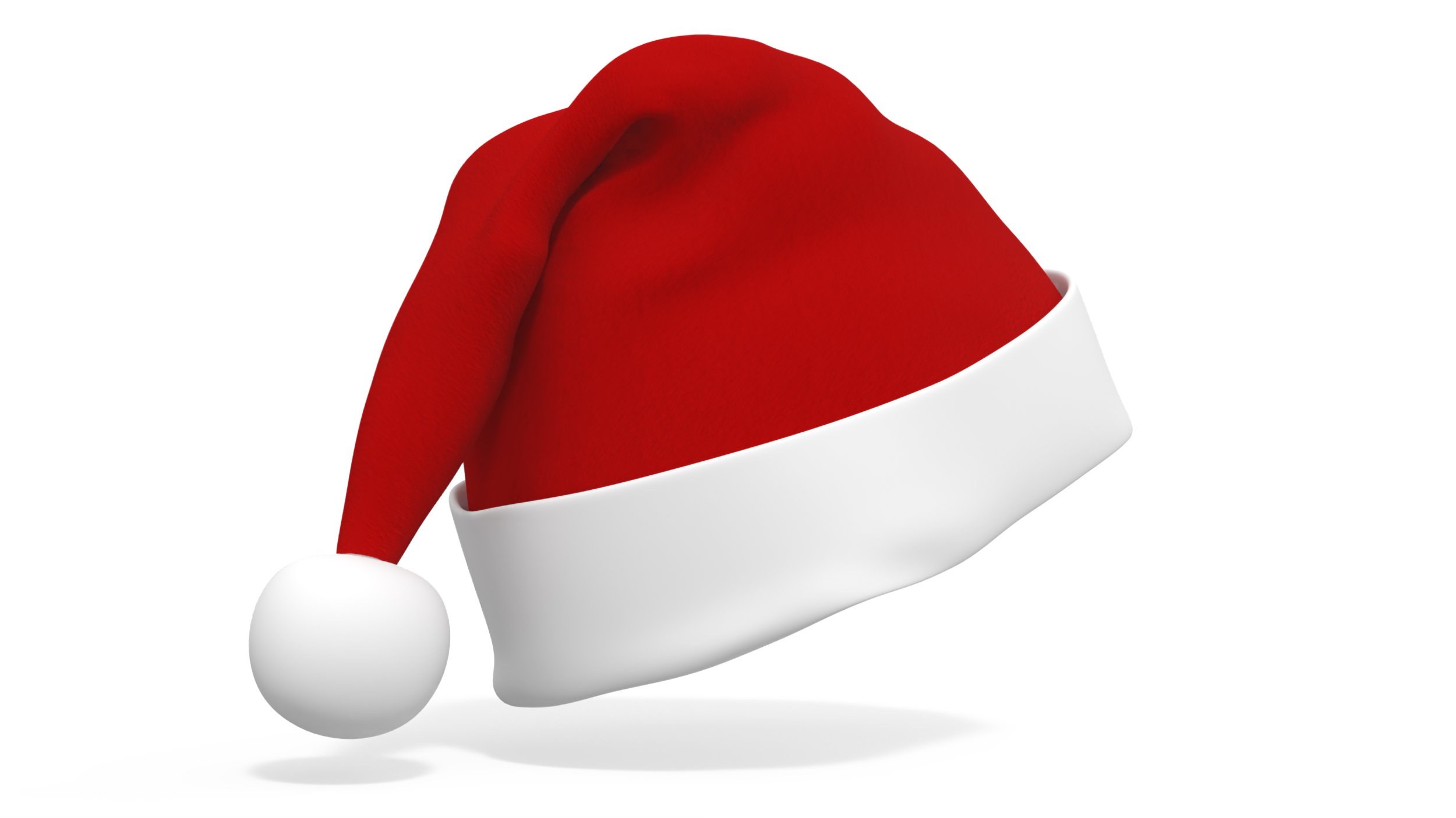 Christmas Santa Claus Hat Cap 3D model