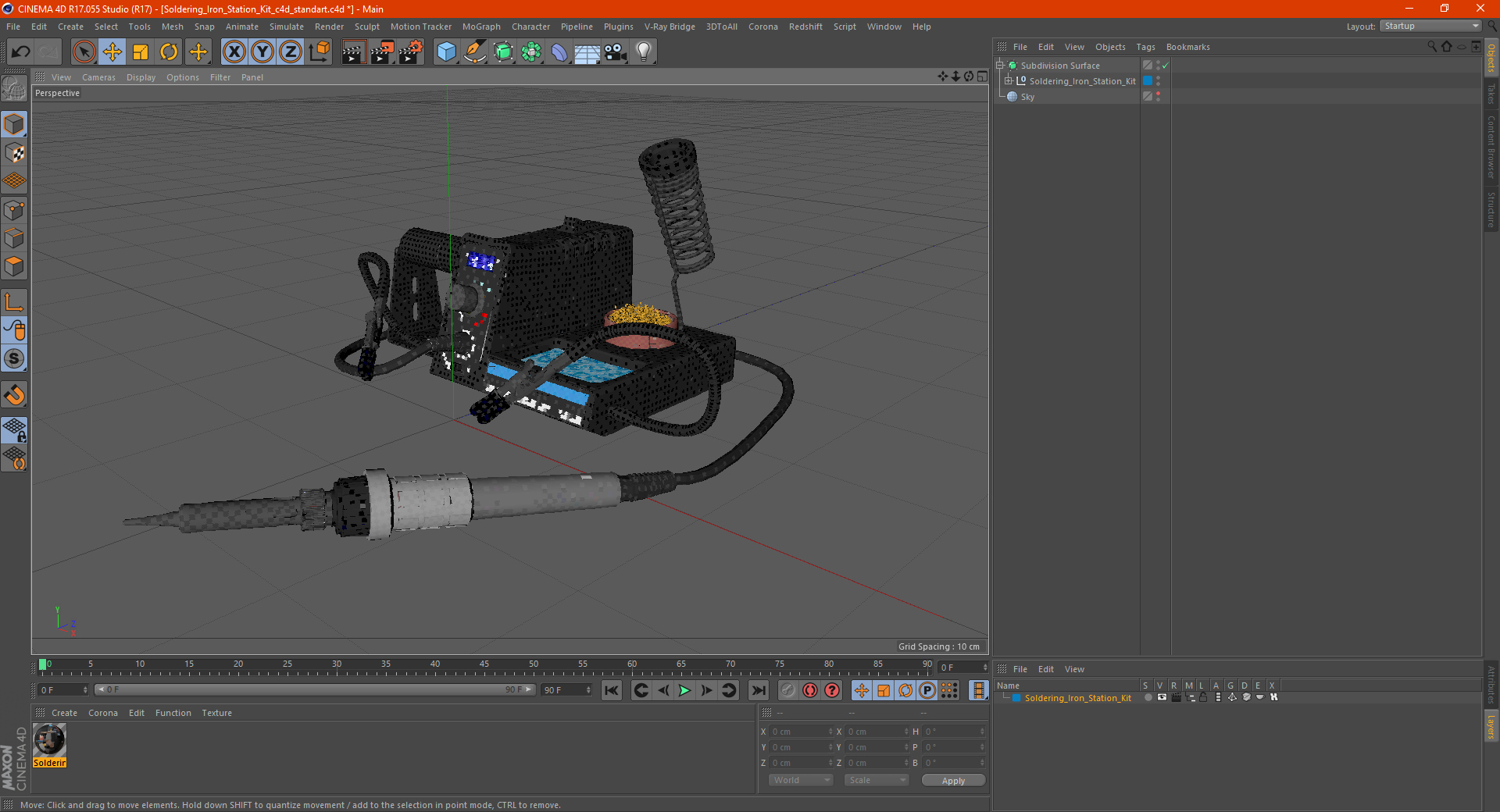 3D Soldering Iron Station Kit