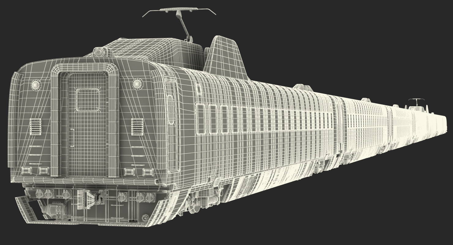 3D model Bullet Train JR700 Japan Railways Rigged