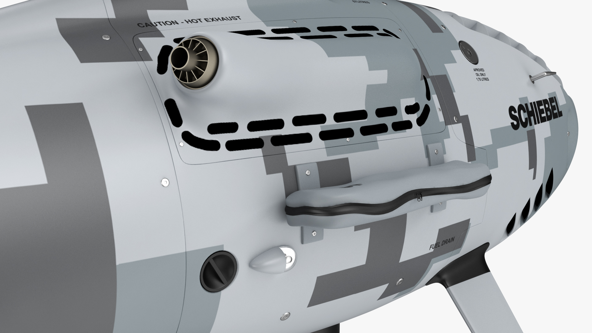 Schiebel Camcopter S100 UAV Finnish Coast Guard 3D