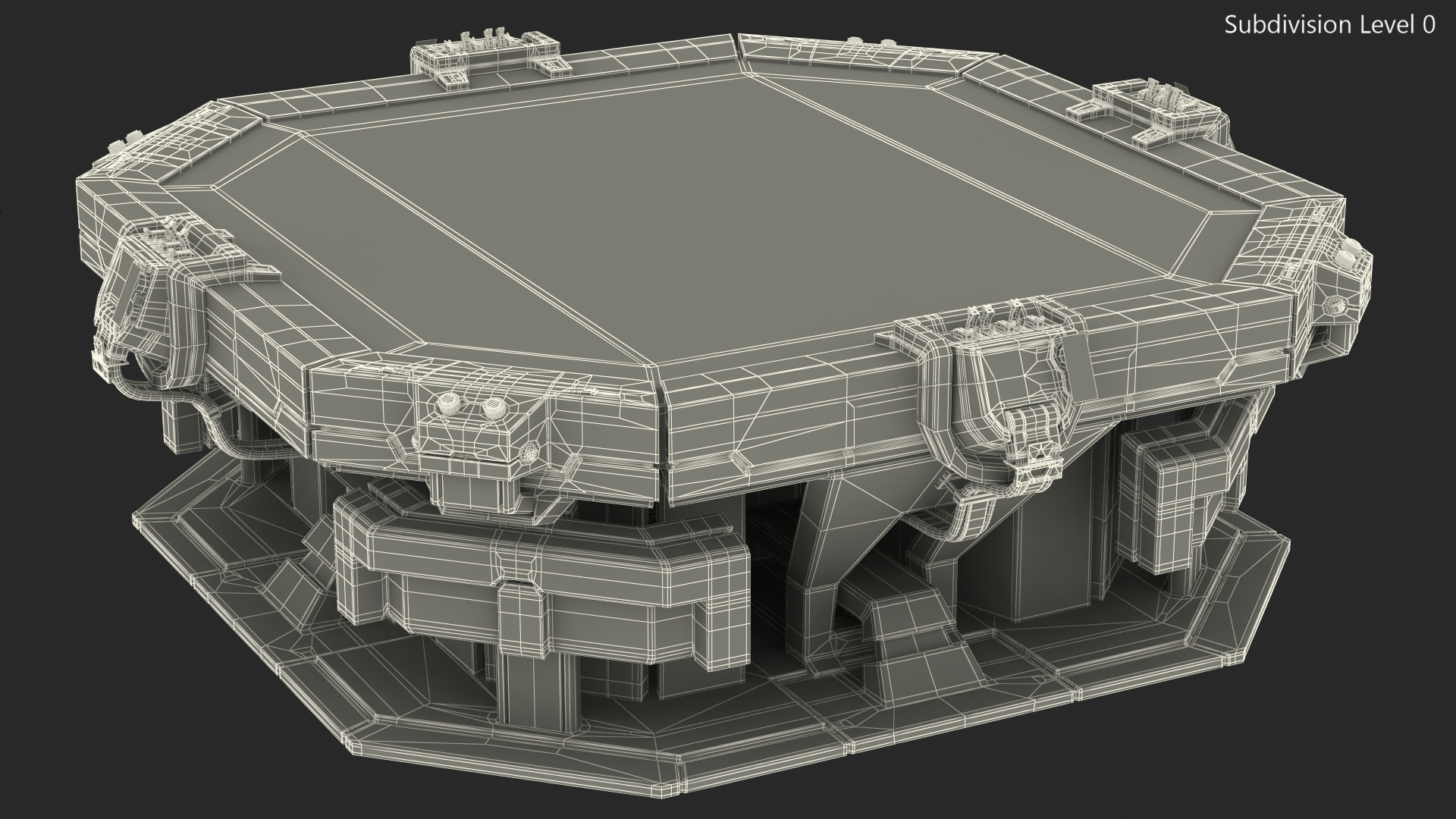 Hologram Table 3D model
