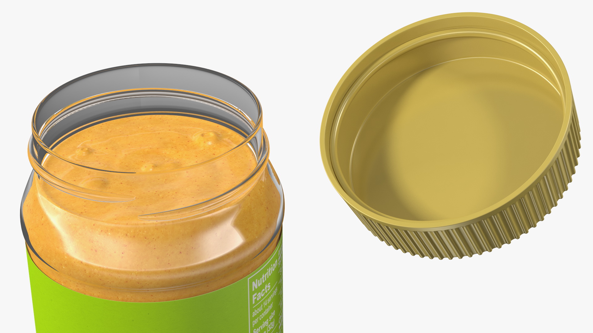 3D model Creamy Peanut Butter