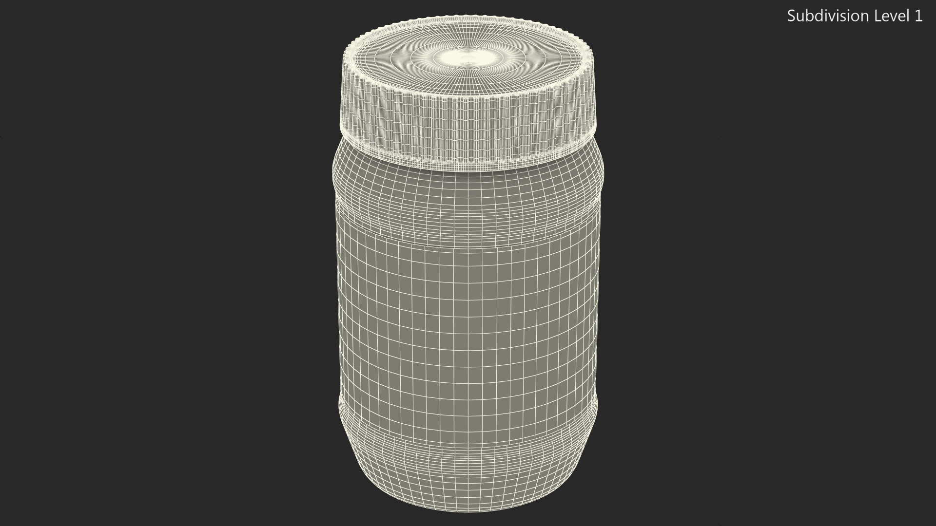 3D model Creamy Peanut Butter