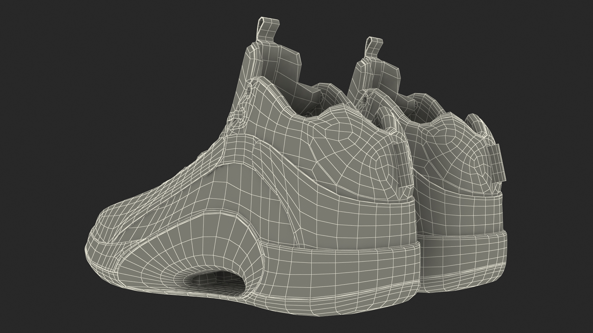 Air Jordan 35 Black-White Basketball Shoes 3D