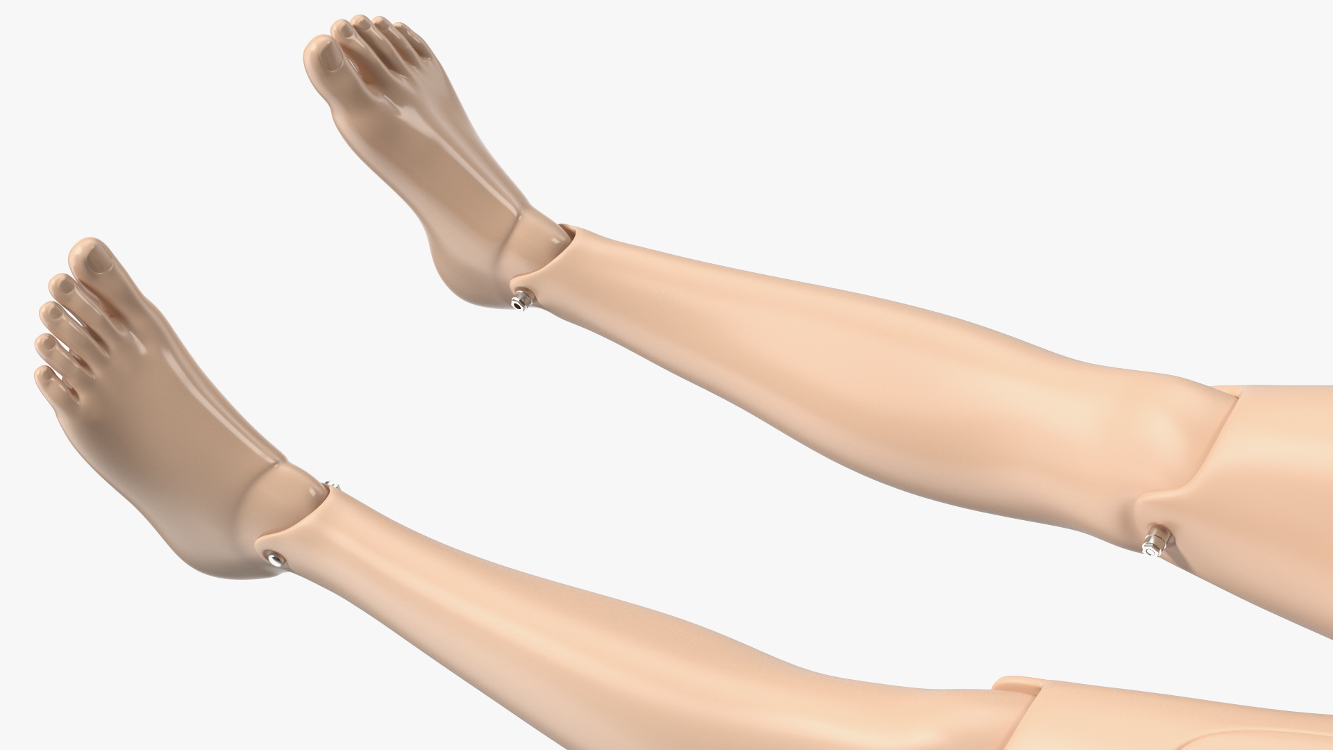 3D model Spinal Board Stretcher with Manikin