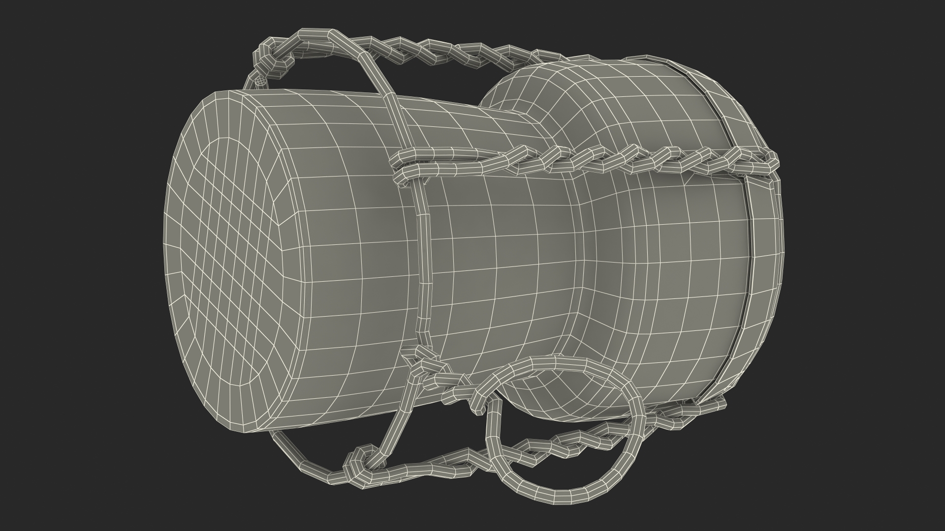 Champagne Bottle Cork with Wire Upright 3D model