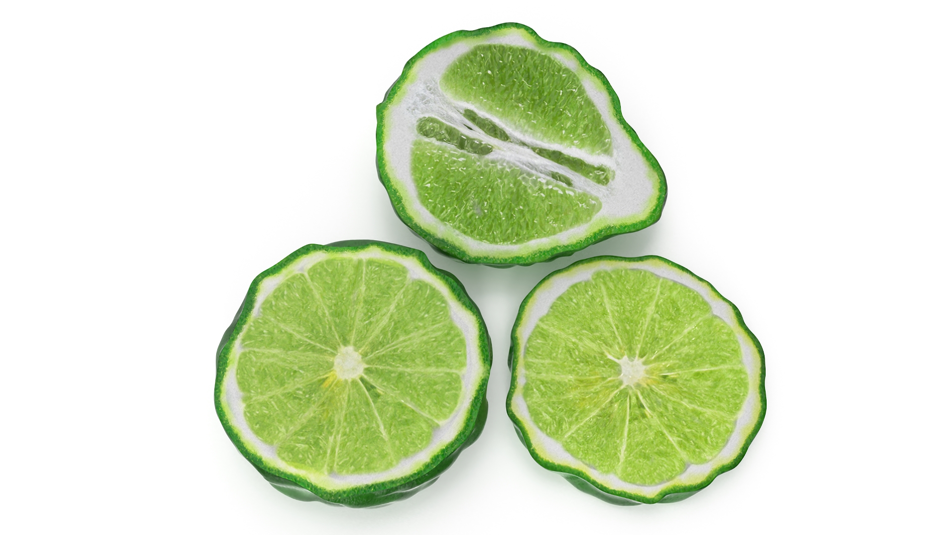 3D model Bergamot Fruits