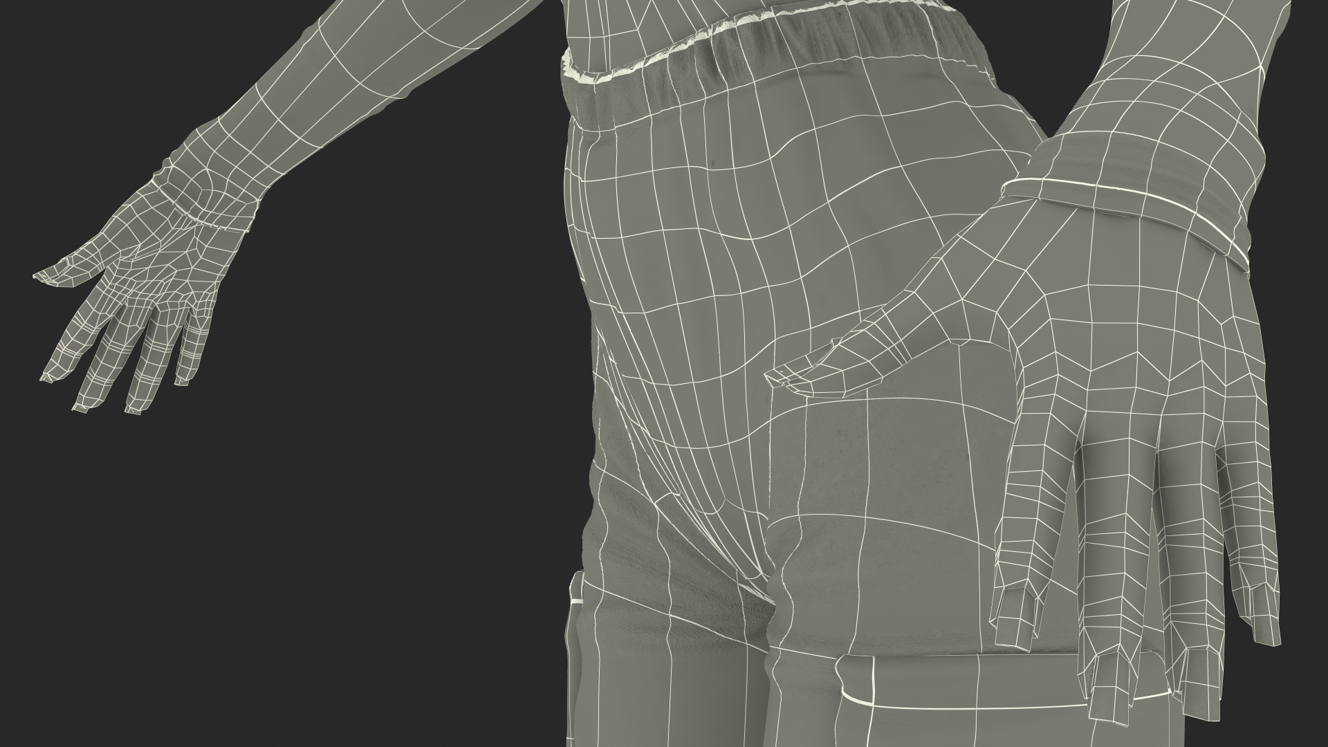 3D Light Skin City Style Woman Rigged for Maya model