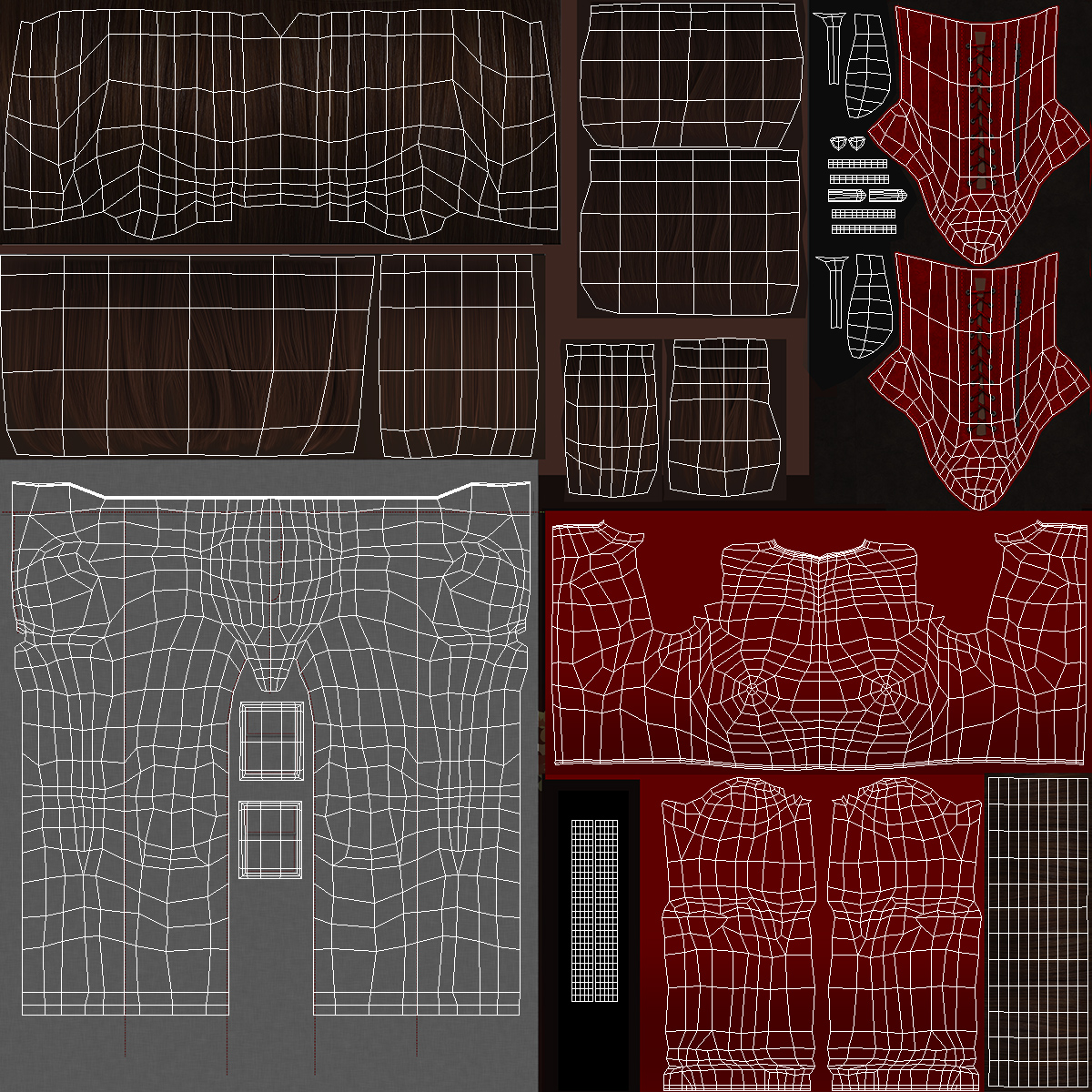 3D Light Skin City Style Woman Rigged for Maya model
