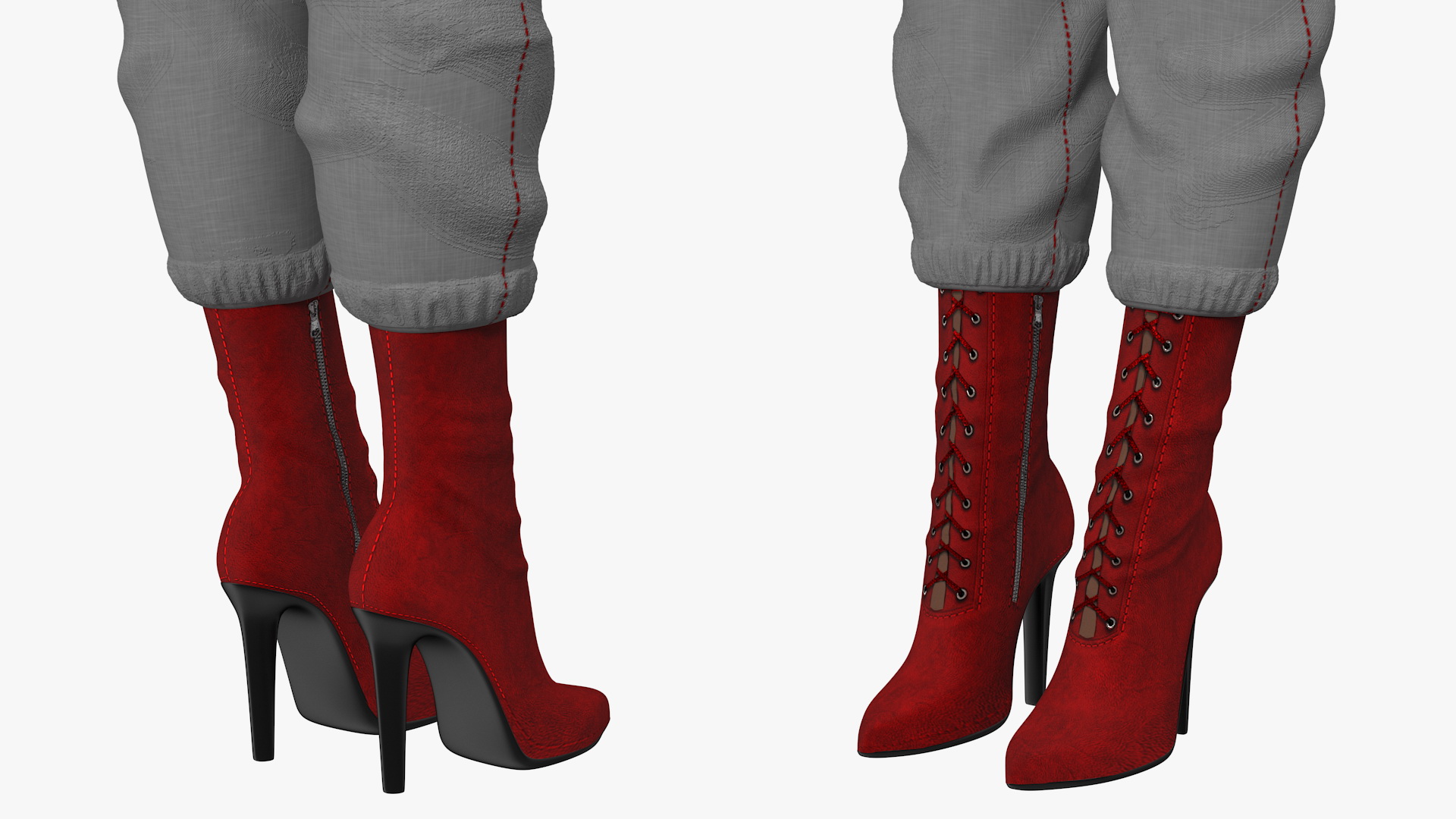 3D Light Skin City Style Woman Rigged for Maya model